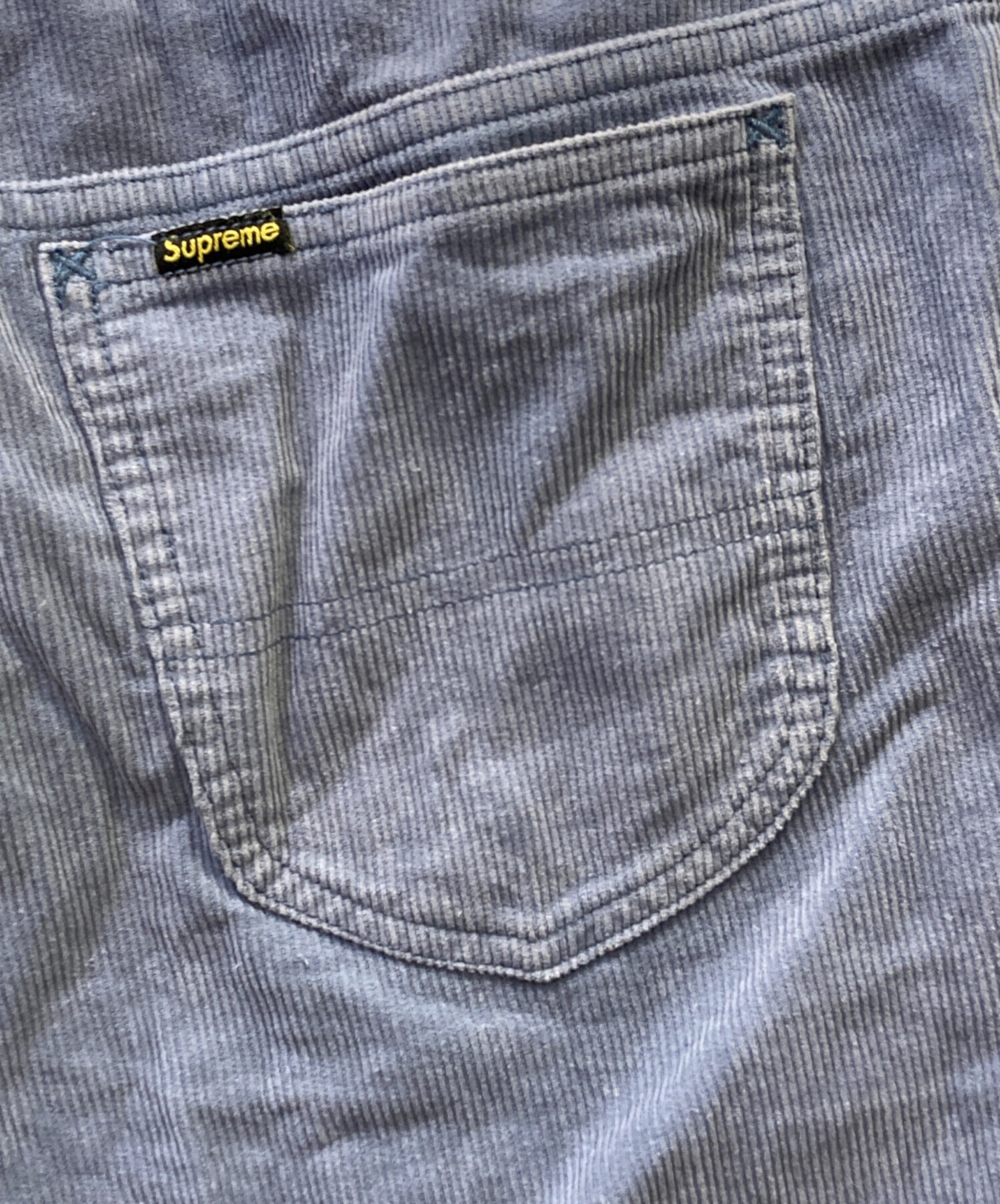 中古・古着通販】SUPREME (シュプリーム) コーデュロイパンツ ブルー 