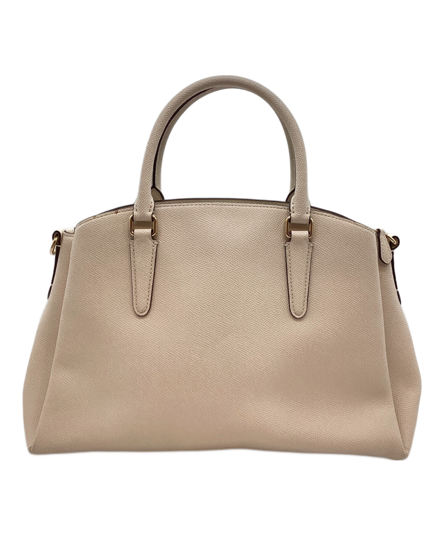 中古・古着通販】COACH (コーチ) ハンドバッグ ベージュ｜ブランド