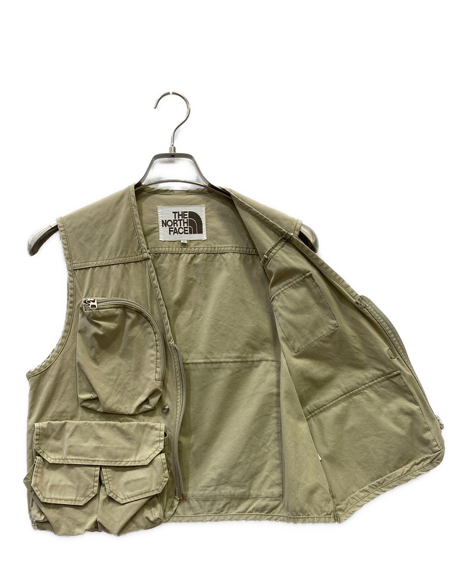 THE NORTH FACE フィッシングベスト ベージュ 中古・古着通販】THE NORTH FACE (ザ ノース フェイス) フィッシング