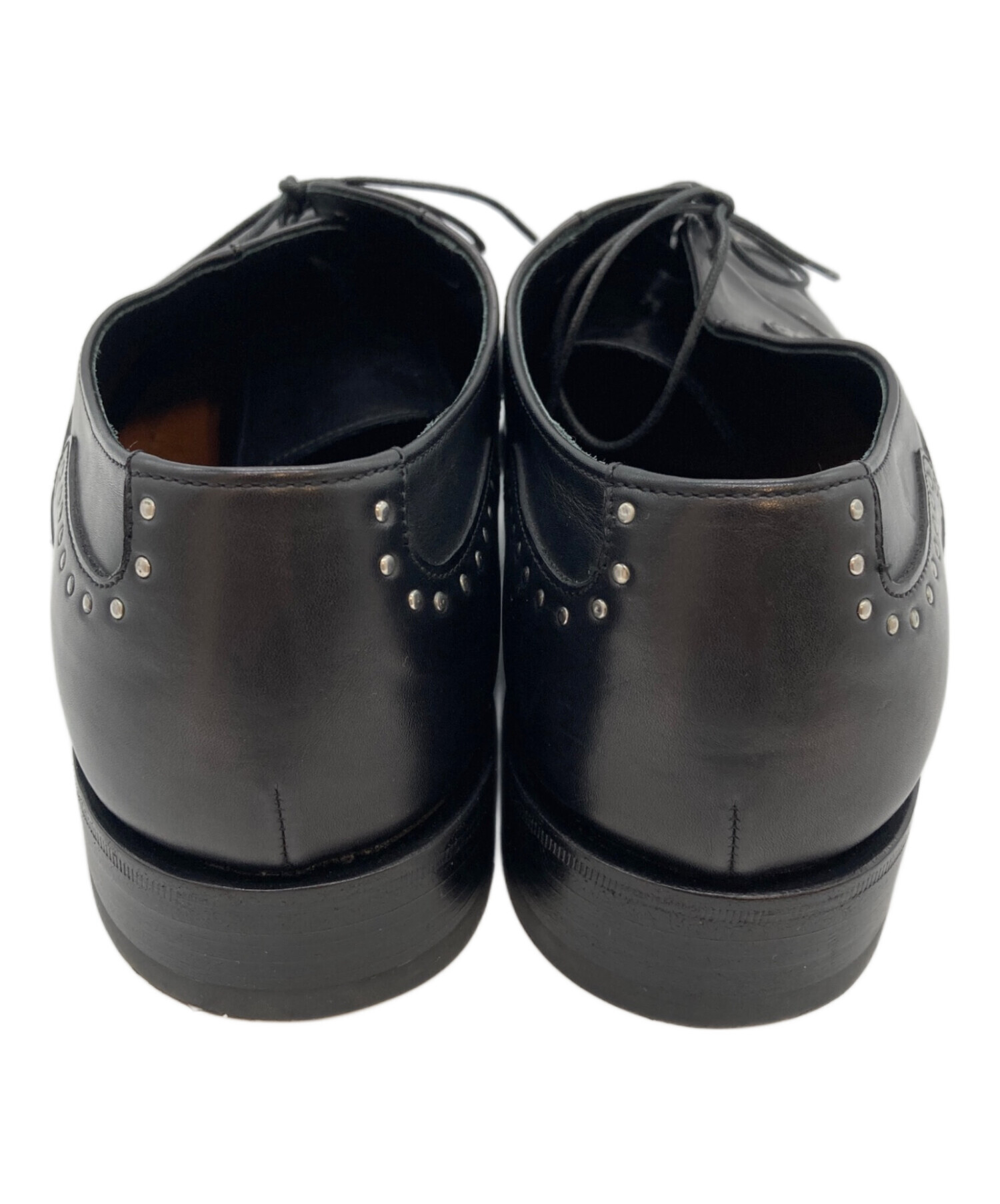 中古・古着通販】FENDI (フェンディ) スタッズシューズ ブラック 