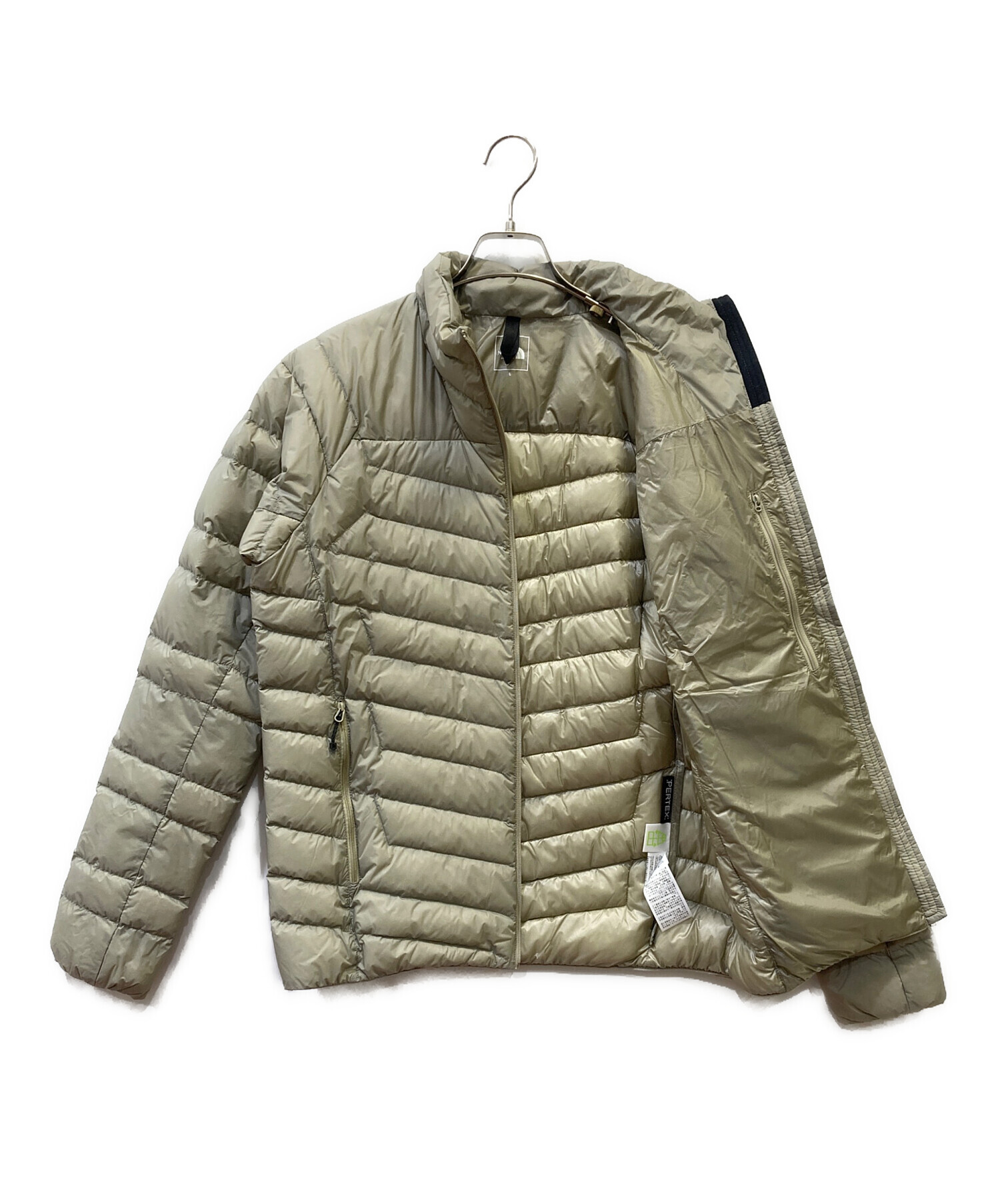 The North Face ベージュ ダウンジャケット　サイズ160 ノースフェイス ダウンジャケット ベージュ 韓国 キッズ160 楽天市場