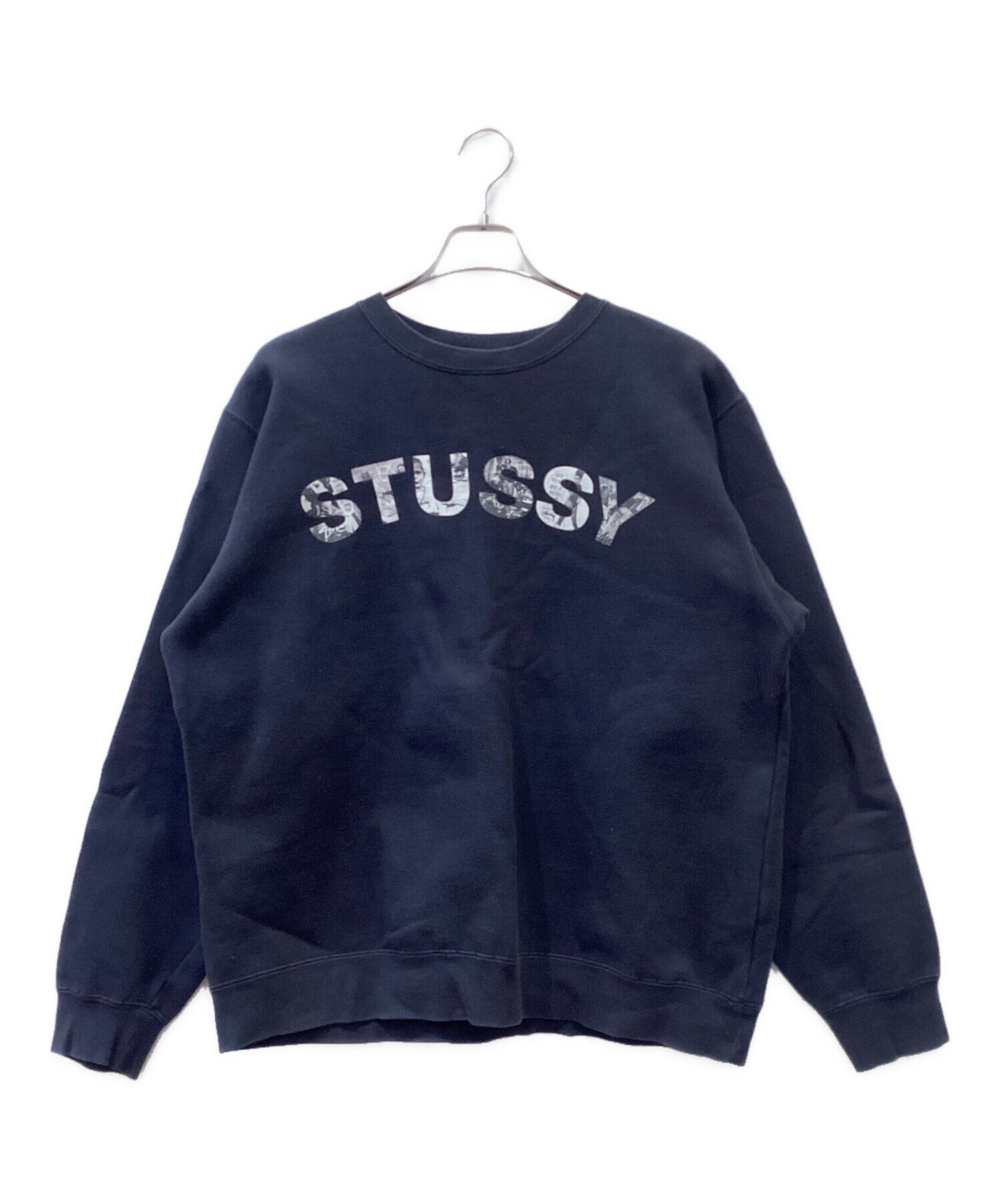 中古・古着通販】stussy (ステューシー) スウェット ブラック サイズ 