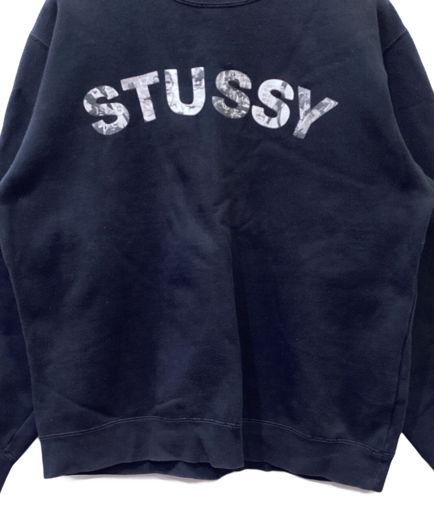 中古・古着通販】stussy (ステューシー) スウェット ブラック サイズ 