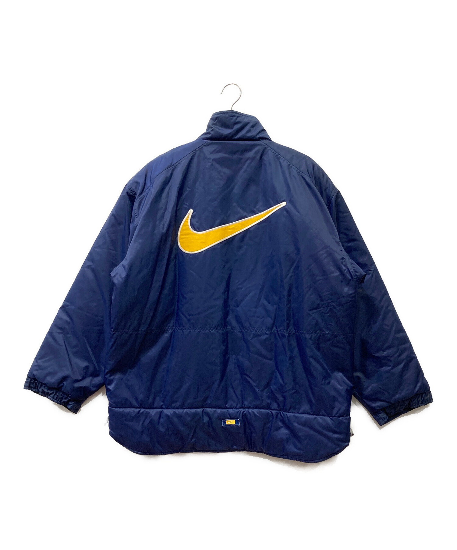 中古・古着通販】NIKE (ナイキ) 中綿ジャケット ネイビー サイズ:M 