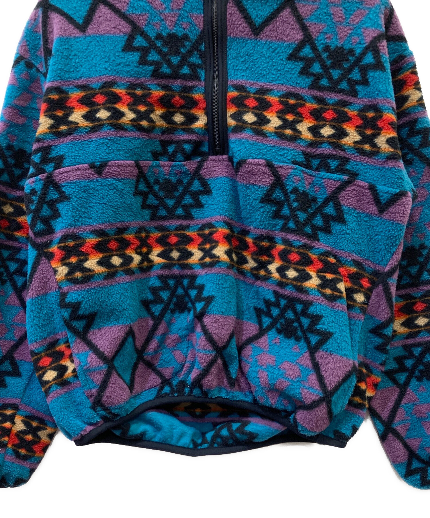 中古・古着通販】WOOLRICH (ウールリッチ) ハーフジップフリースプル