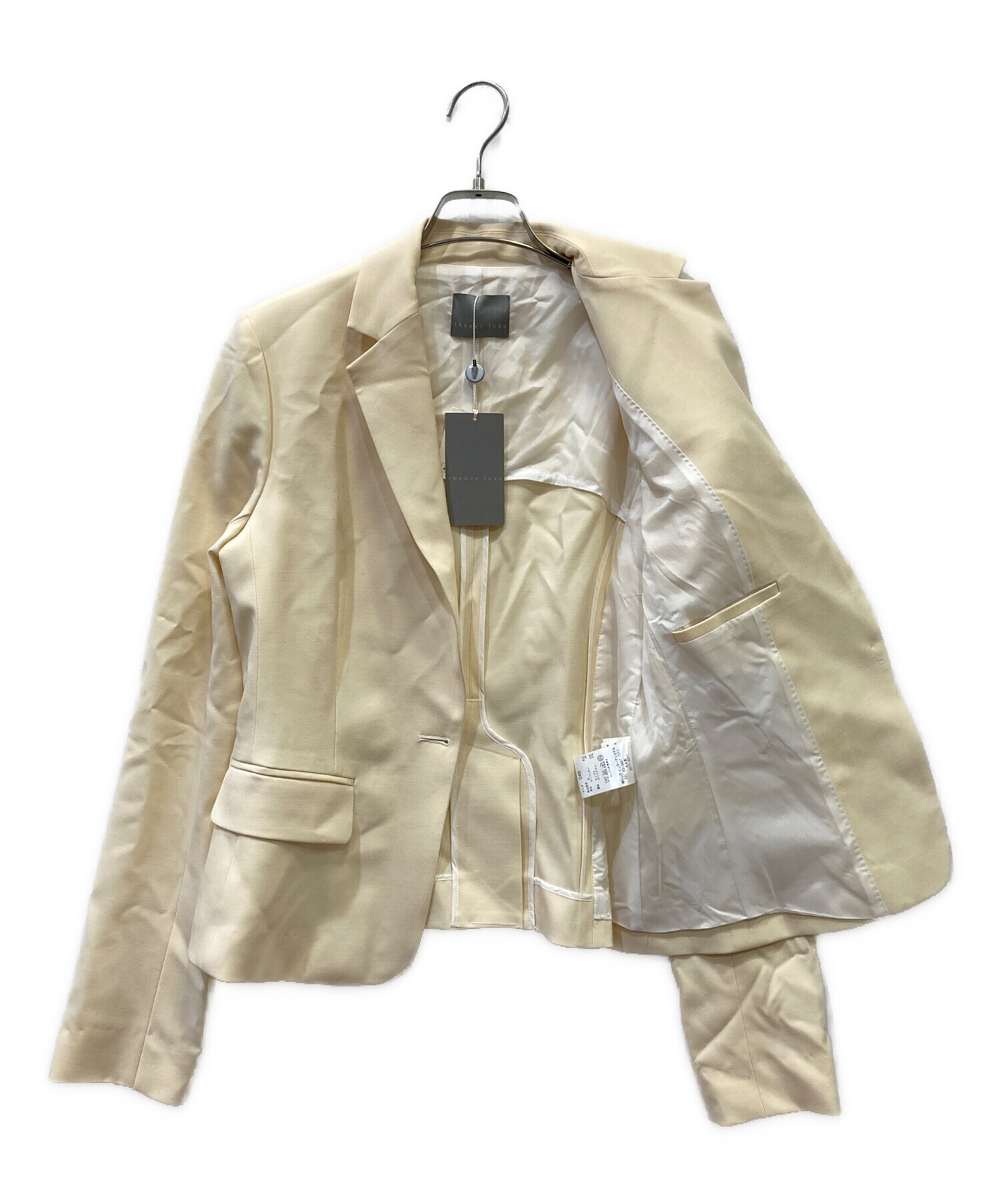 中古・古着通販】theory (セオリー) ジャケット ベージュ サイズ:40 未