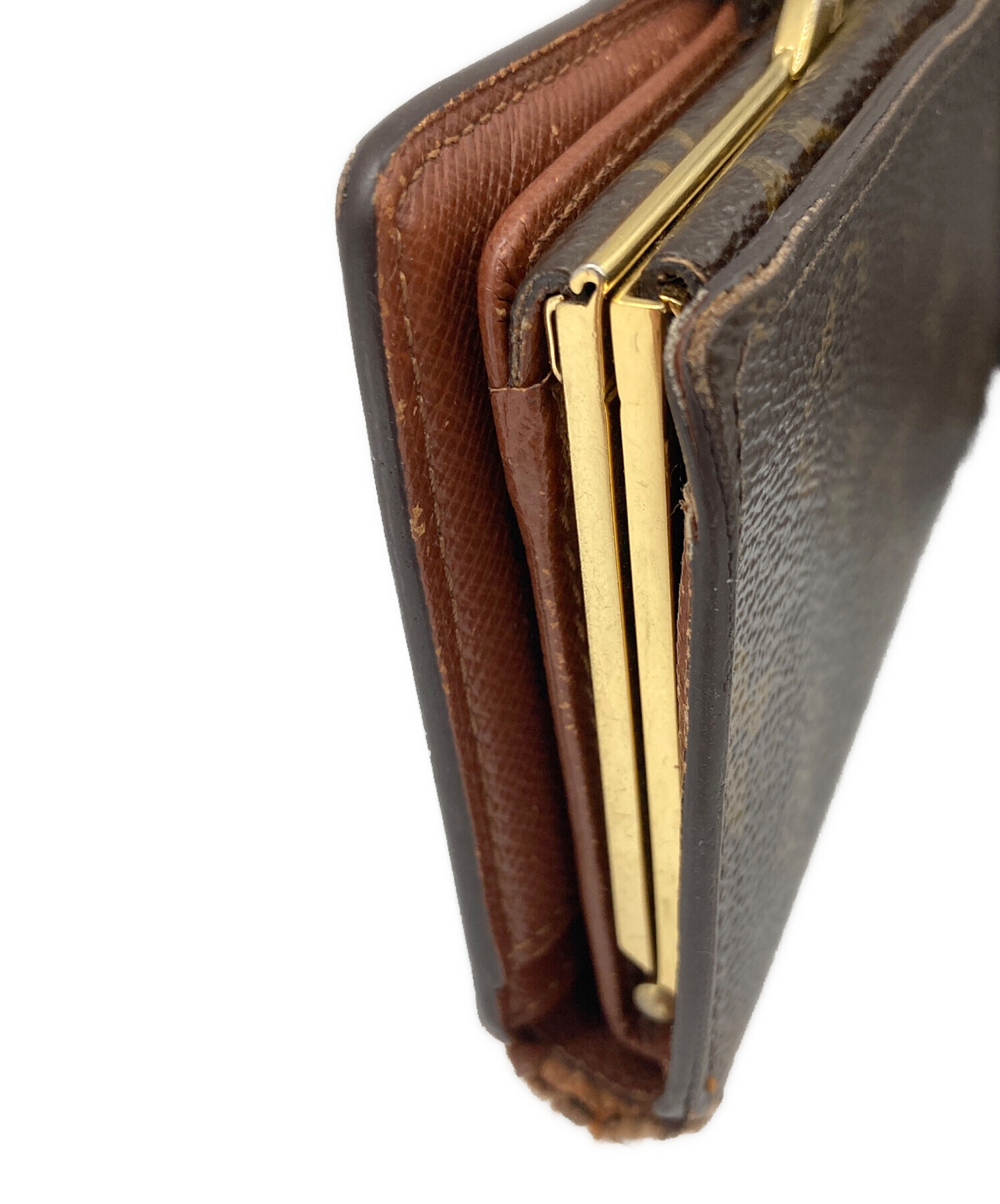 中古・古着通販】LOUIS VUITTON (ルイ ヴィトン) がま口財布 ブラウン