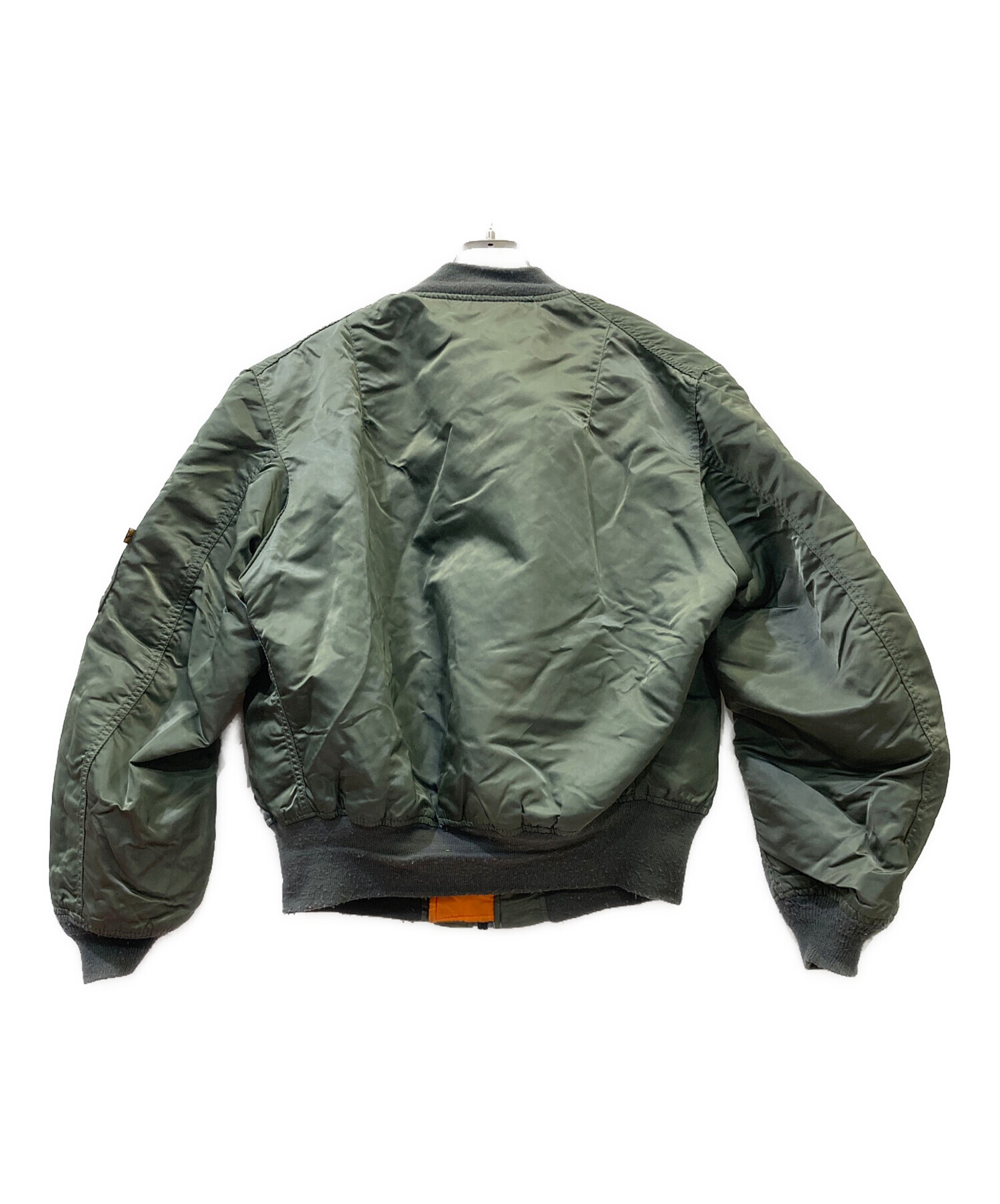 中古・古着通販】ALPHA (アルファ) MA-1ジャケット カーキ サイズ