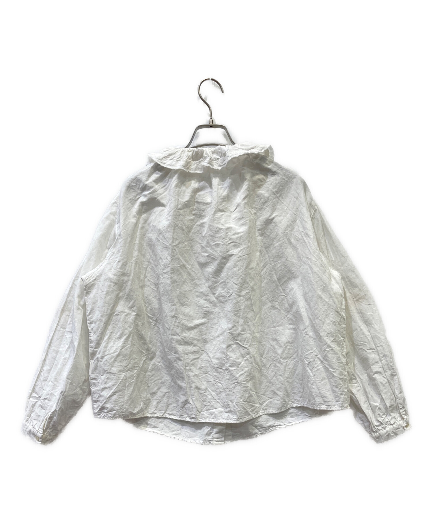 中古・古着通販】nest Robe (ネストローブ) 長袖ブラウス ホワイト