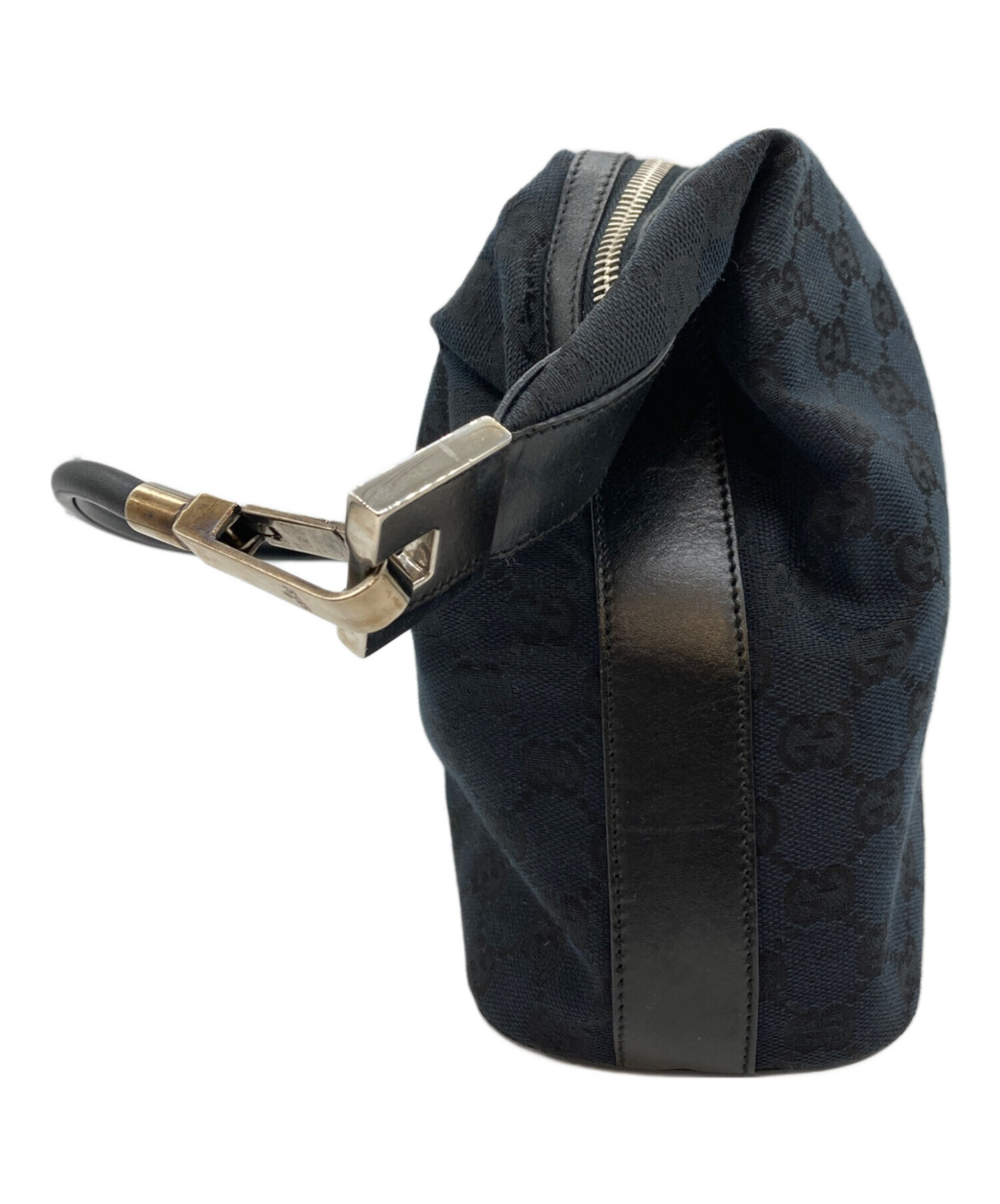 中古・古着通販】GUCCI (グッチ) セミショルダーバッグ ブラック