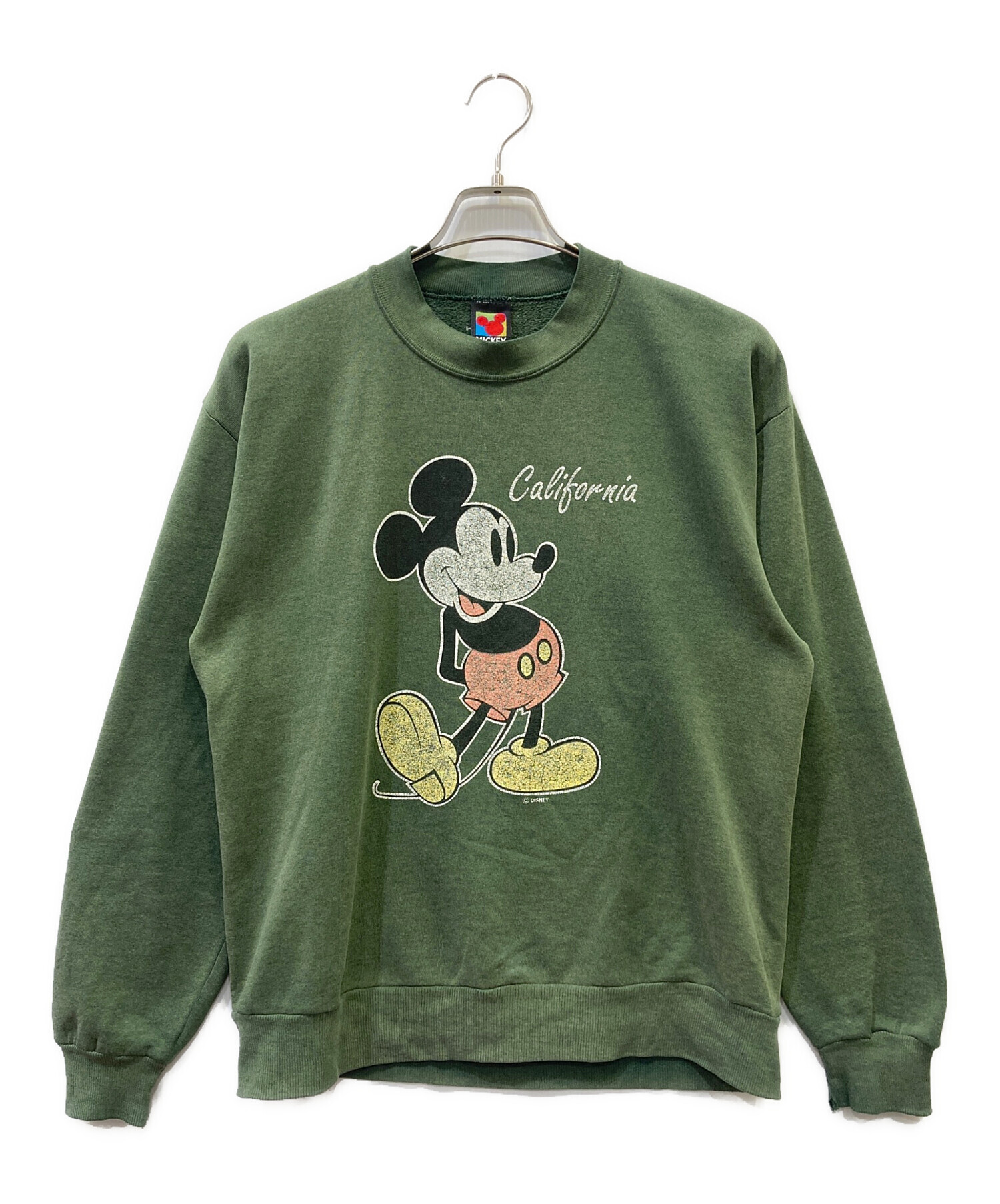 ディズニー　トレーナー　California disney 中古・古着通販】DISNEY (ディズニー) スウェット グリーン サイズ
