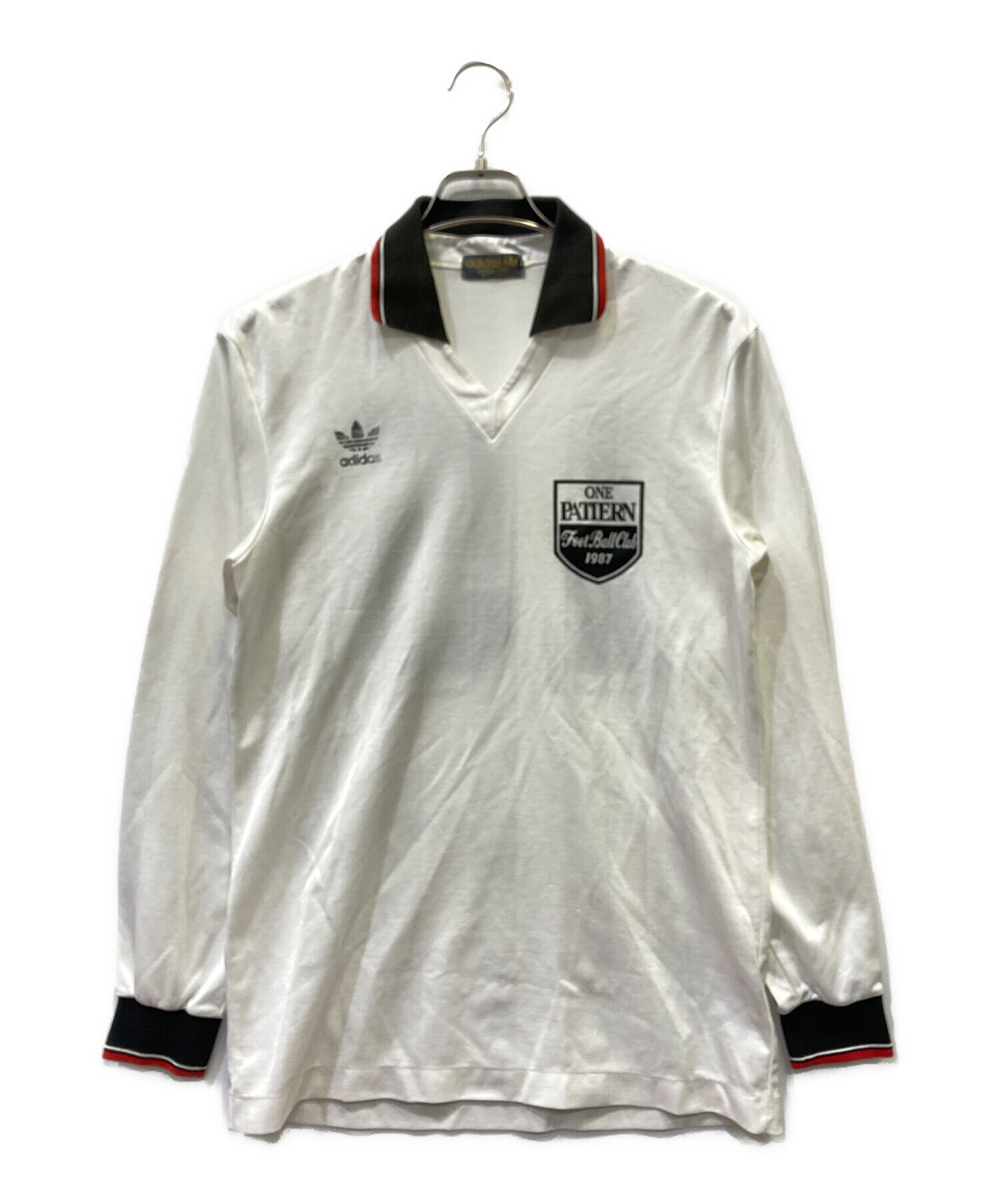 中古・古着通販】adidas (アディダス) 長袖カットソー ホワイト サイズ