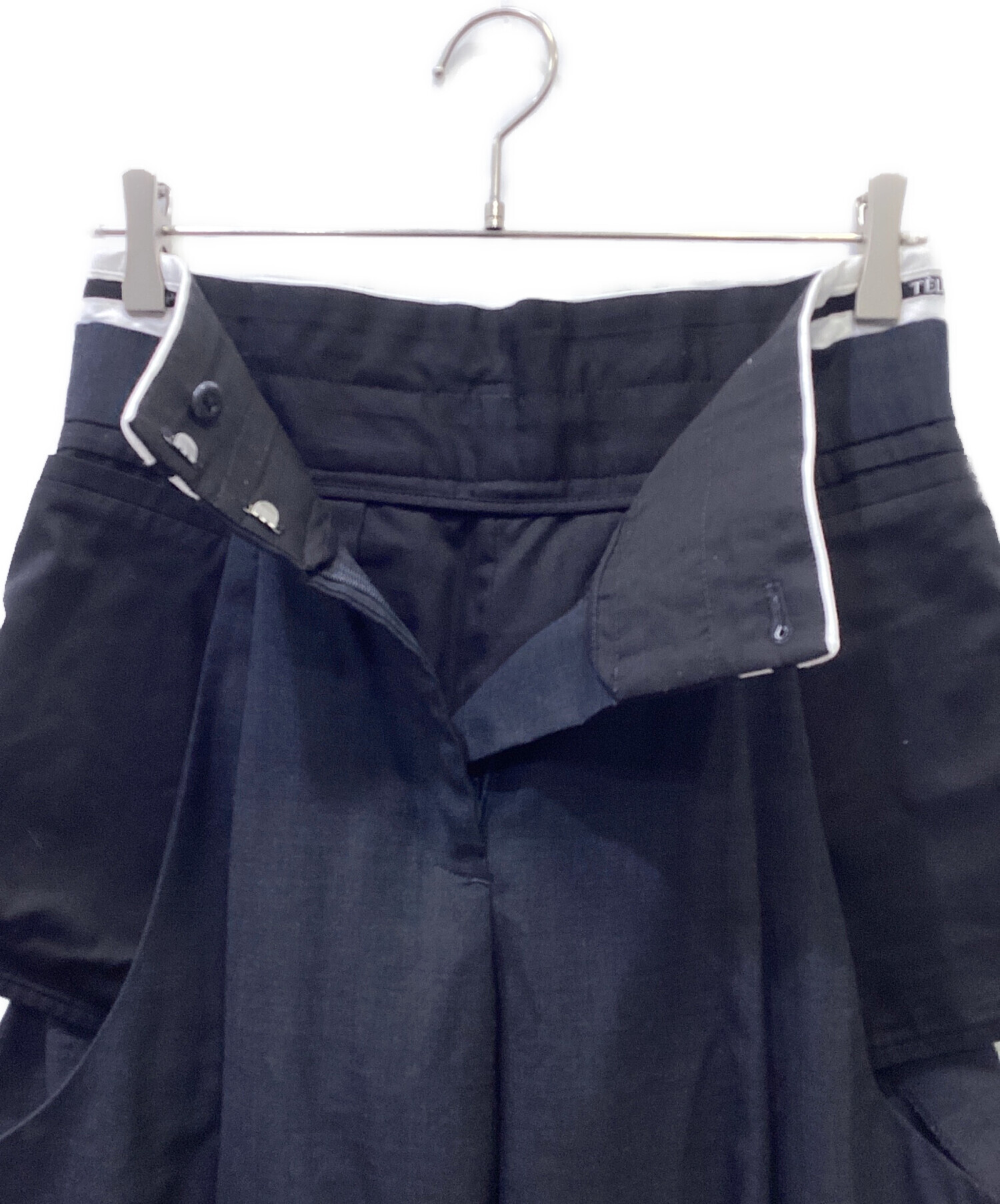 中古・古着通販】TELOPLAN (テーロプラン) Haruki Trousers ブラック 