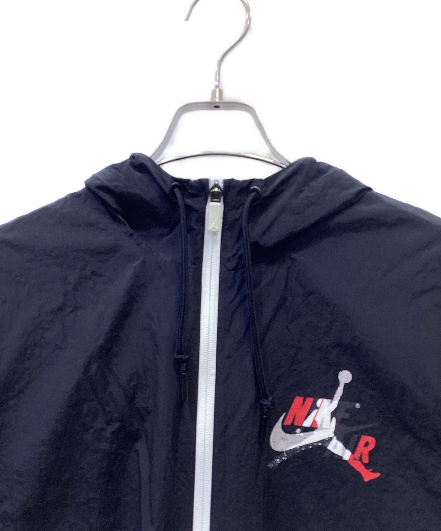 NIKE ナイキ ナイロンジャケット 中古・古着通販】NIKE (ナイキ) ナイロンジャケット ブラック×ホワイト