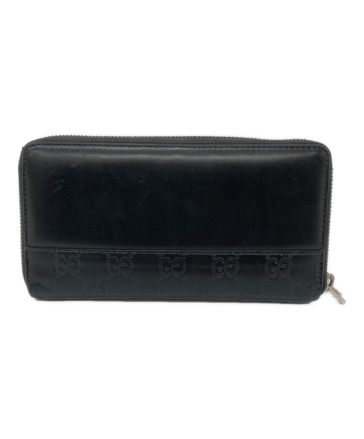 中古・古着通販】GUCCI (グッチ) 長財布 ブラック｜ブランド・古着通販