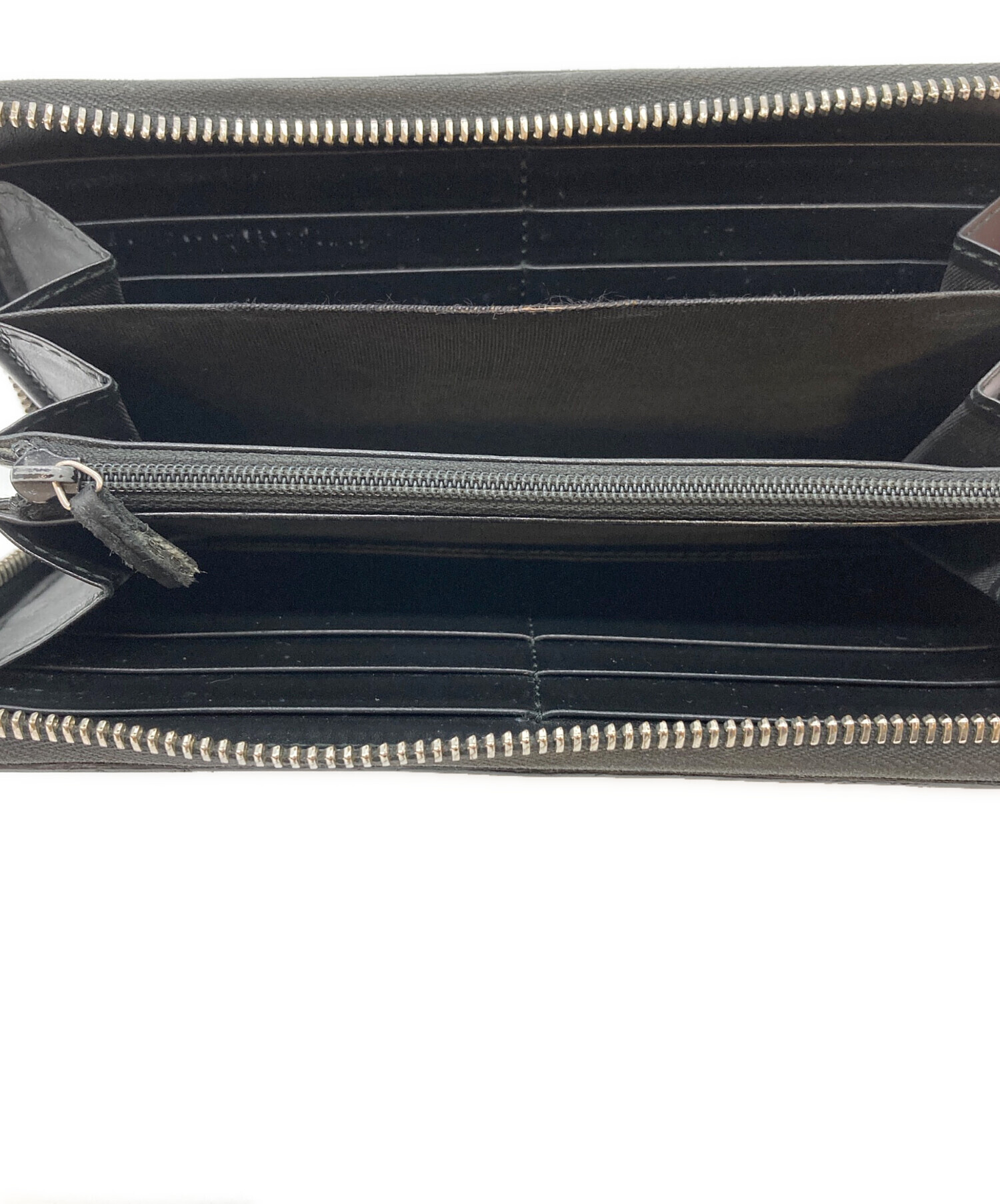 GUCCI 長財布　中古品 中古・古着通販】GUCCI (グッチ) 長財布 ブラック｜ブランド・古着通販