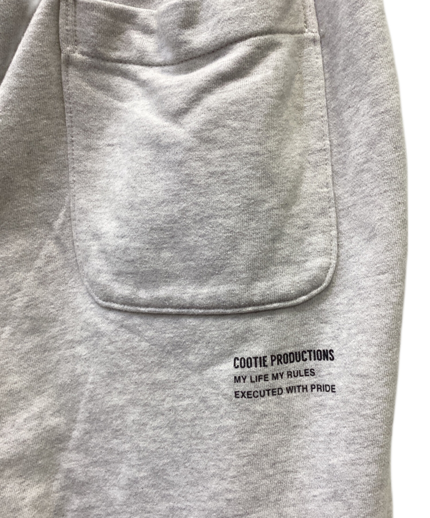 COOTIE PRODUCTIONS ジャージパンツ グレー COOTIE PRODUCTIONS/Nylon Ripstop Training Pants（Gray）［ナイロン