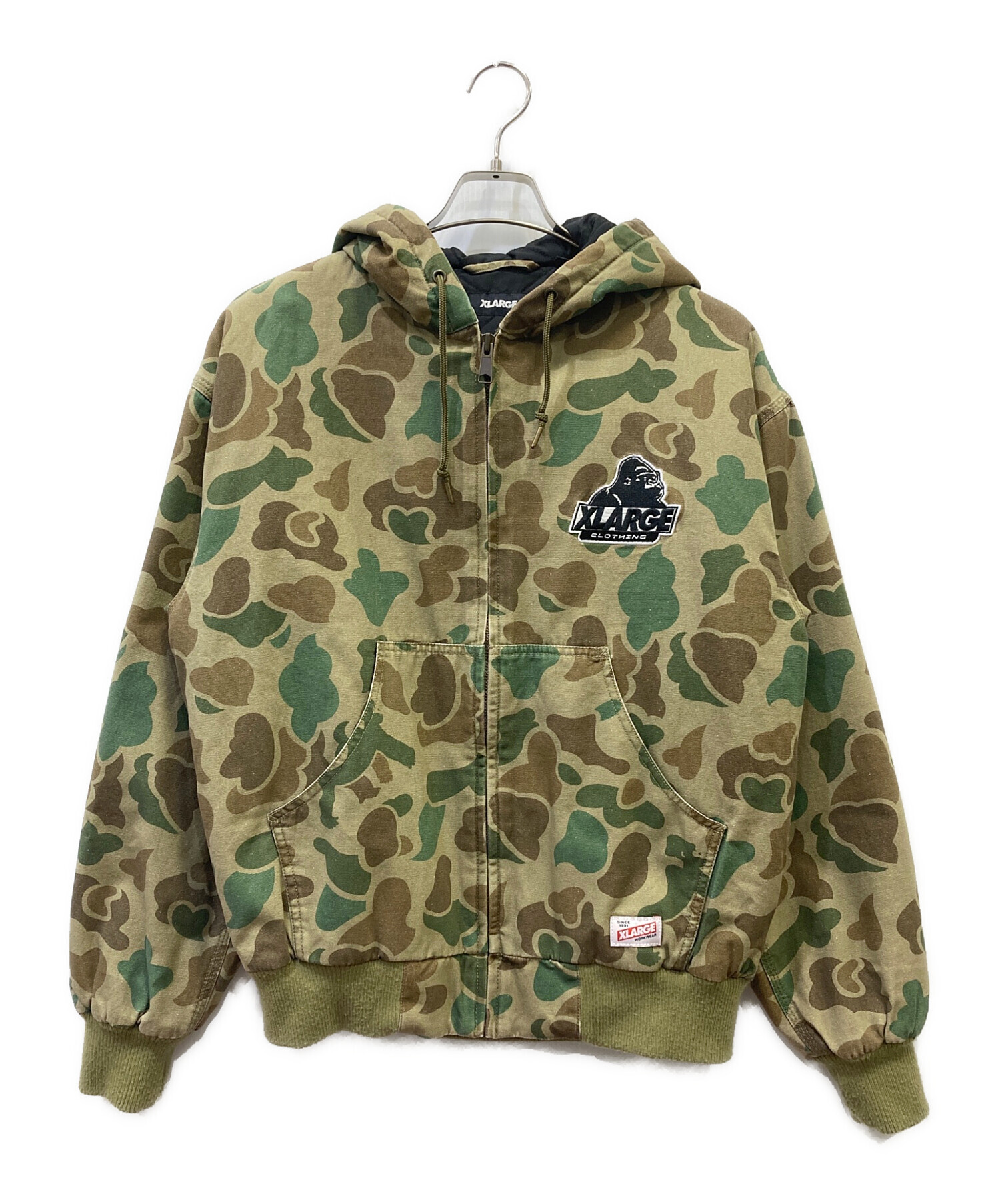 中古・古着通販】X-LARGE (エクストララージ) 中綿ジャケット カーキ