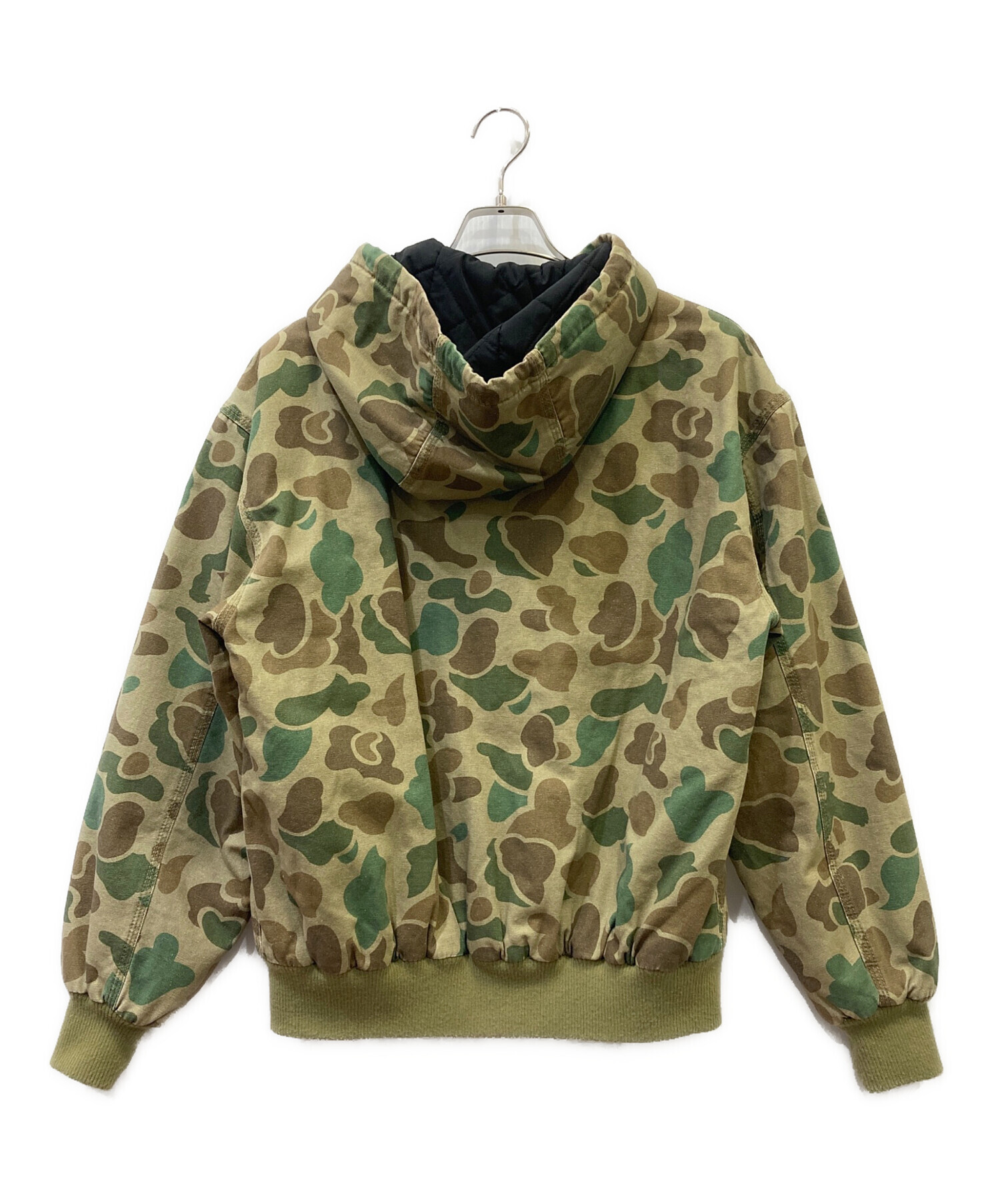 X LARGE エクストララージ フード付きジャケット カモ柄 中古・古着通販】X-LARGE (エクストララージ) 中綿ジャケット カーキ