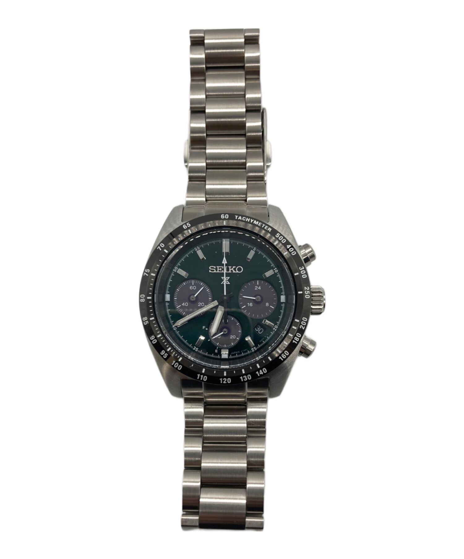 中古・古着通販】SEIKO (セイコー) クロノグラフ グリーン｜ブランド 