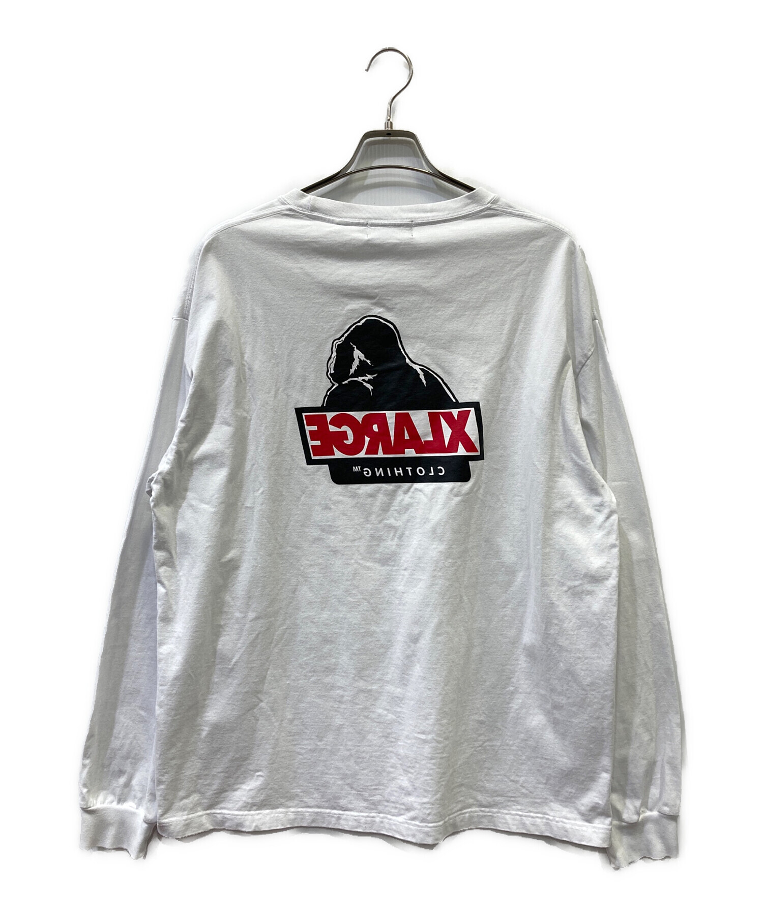 中古・古着通販】X-LARGE (エクストララージ) 長袖カットソー ホワイト 
