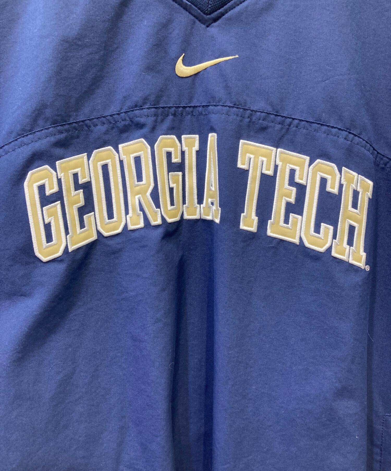 中古・古着通販】NIKE (ナイキ) カレッジロゴプルオーバー ネイビー