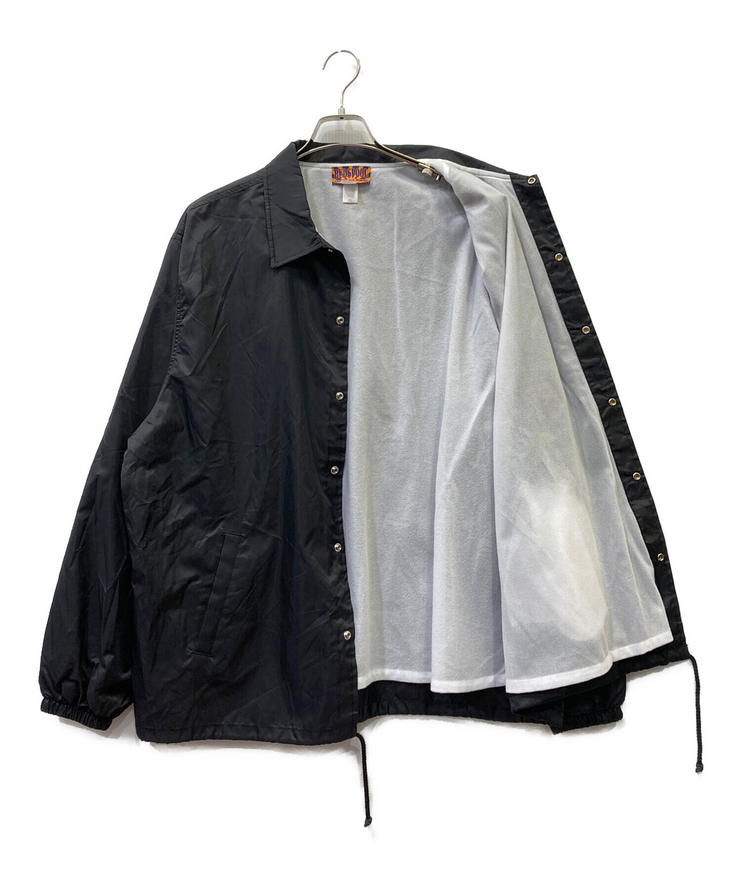 ☆984.BUDSPOOL バッズプール コーチジャケット 中古・古着通販】BUDSPOOL (バッズプール) コーチジャケット ブラック