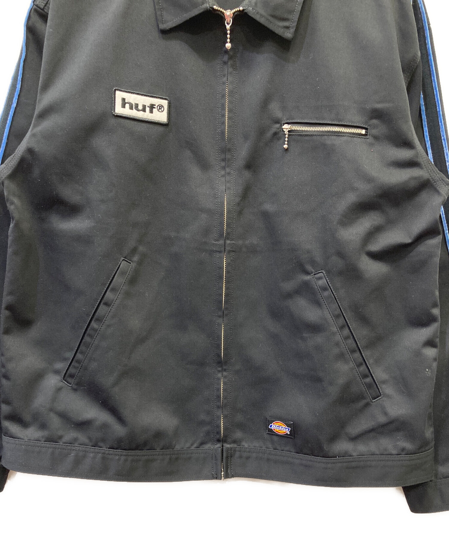 中古・古着通販】HUF (ハフ) ジャケット ブラック サイズ:L｜ブランド 