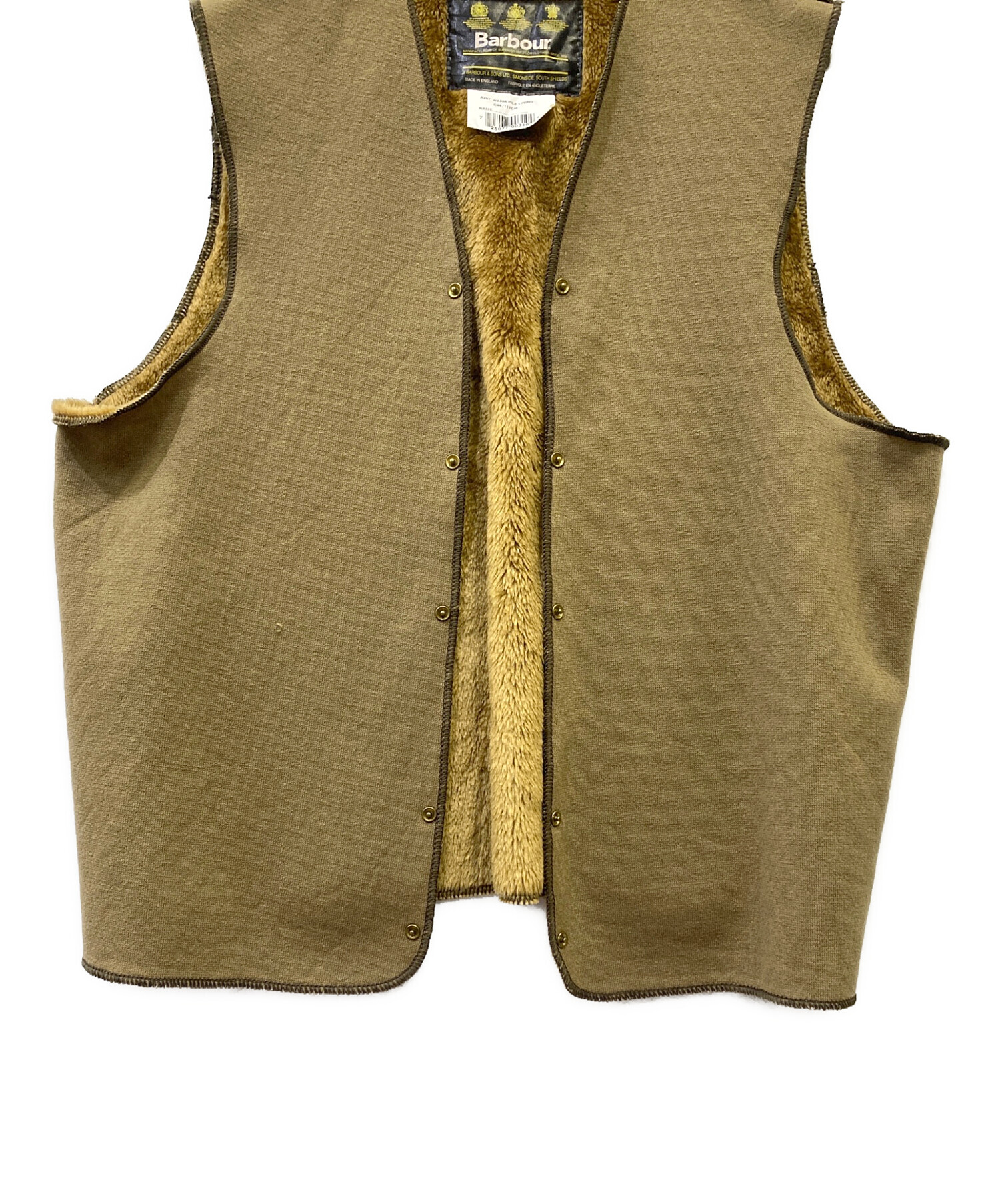 中古・古着通販】Barbour (バブアー) ライナーベスト ブラウン サイズ