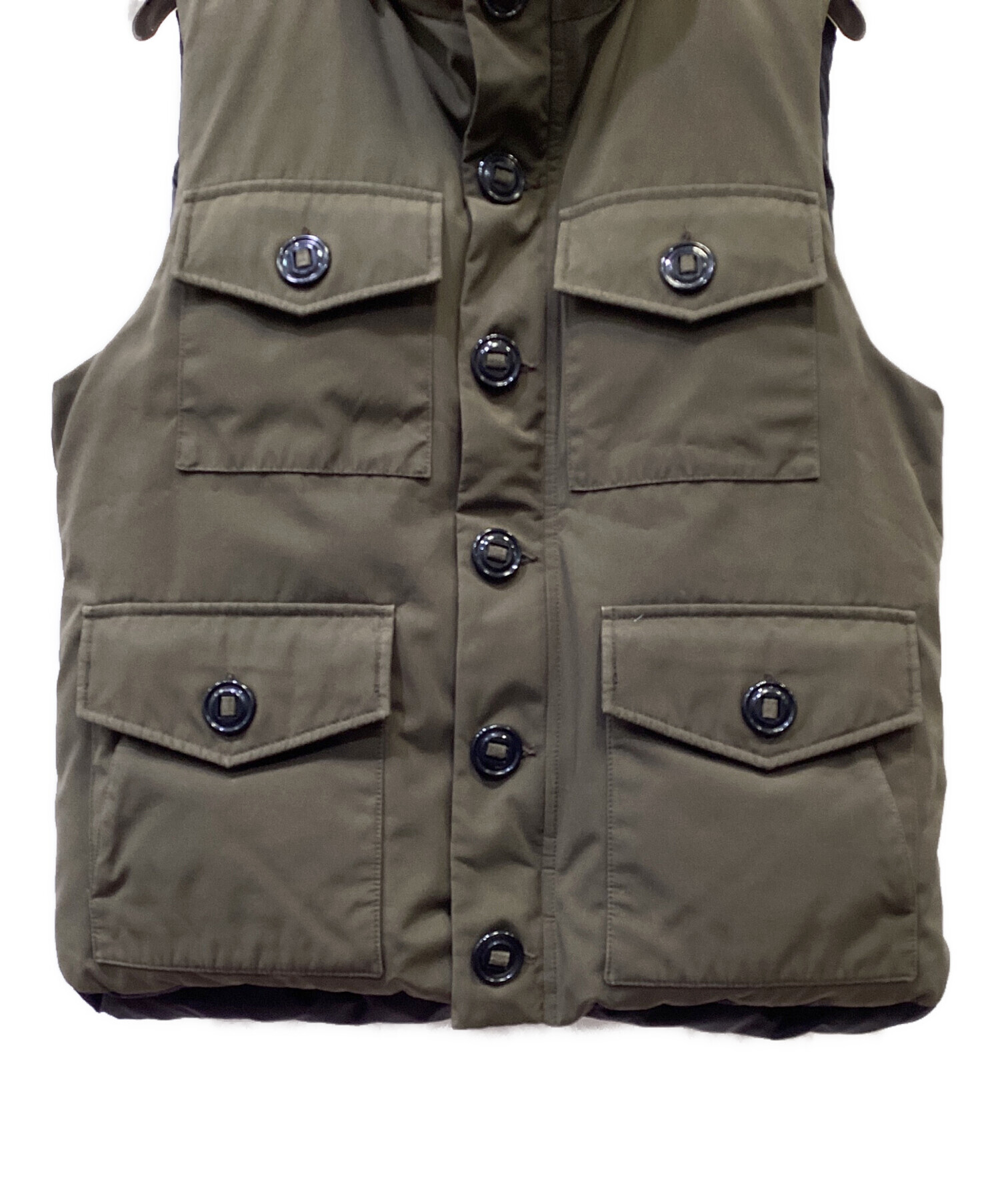 中古・古着通販】CANADA GOOSE (カナダグース) ダウンベスト オリーブ