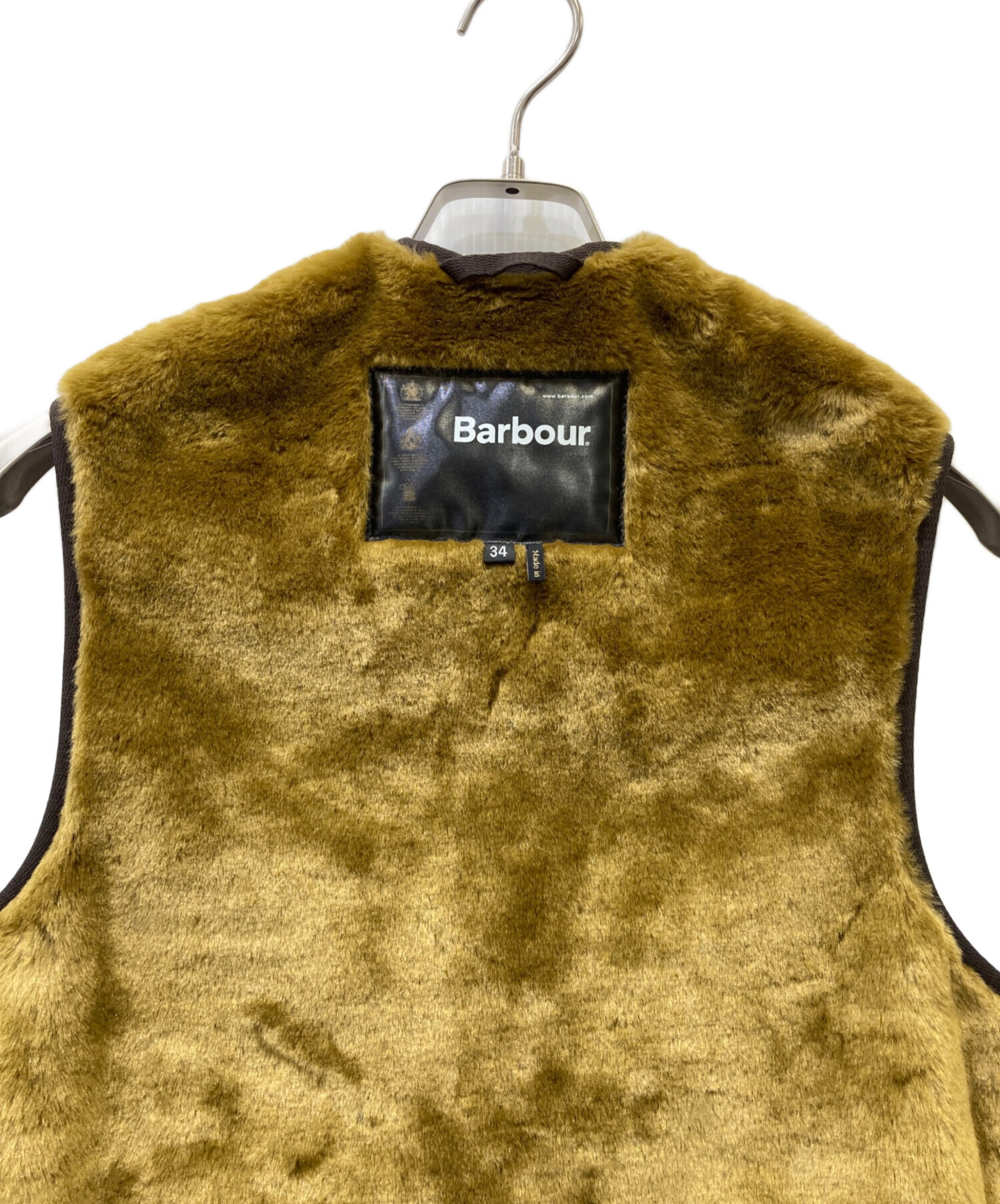 中古・古着通販】Barbour (バブアー) ボアライナーベスト ベージュ