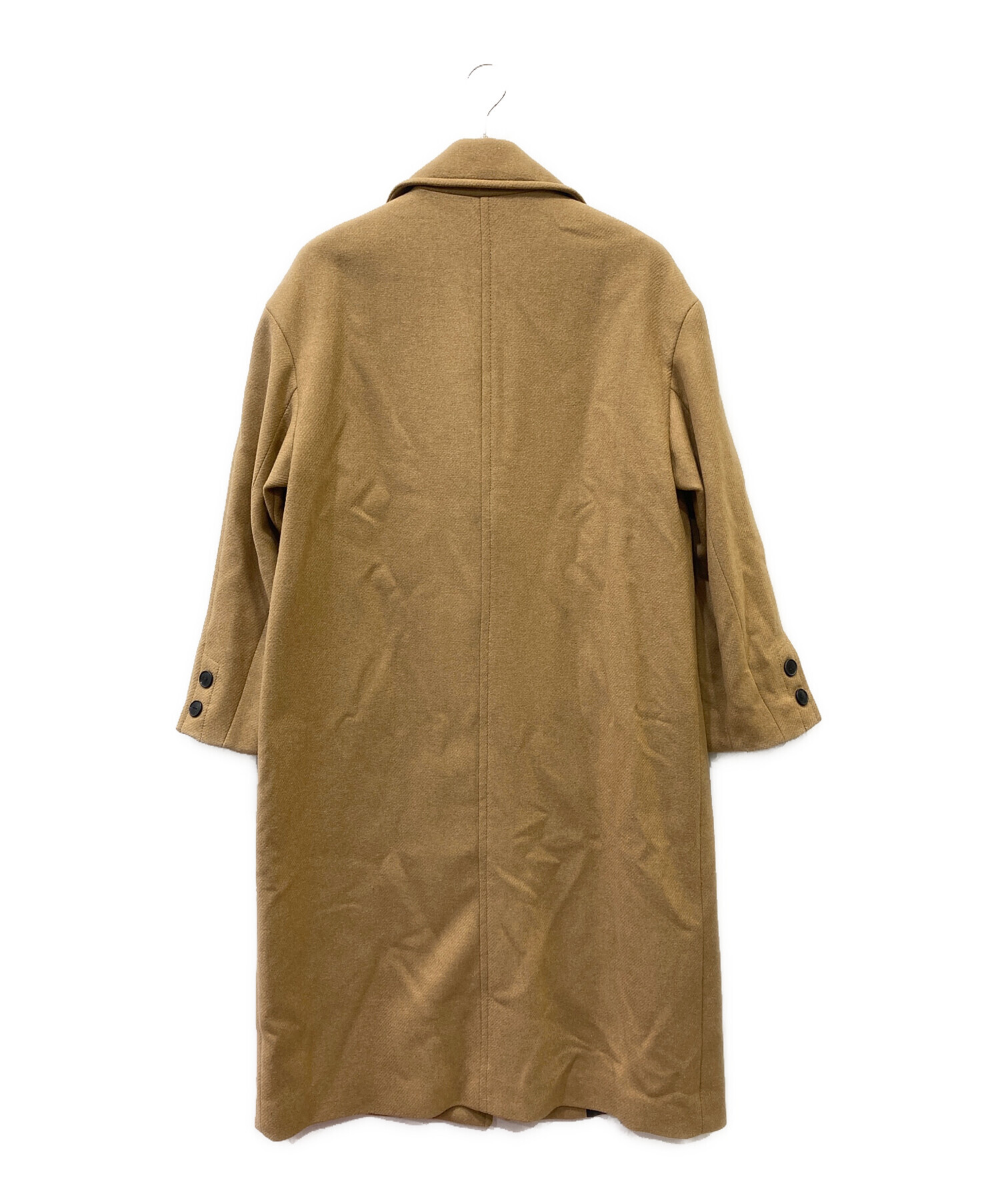 ZARA チェスターコート　キャメルブラウン 中古・古着通販】ZARA (ザラ) チェスターコート キャメル サイズ:S 未