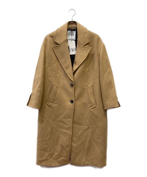 中古・古着通販】ZARA (ザラ) チェスターコート キャメル サイズ:S 未