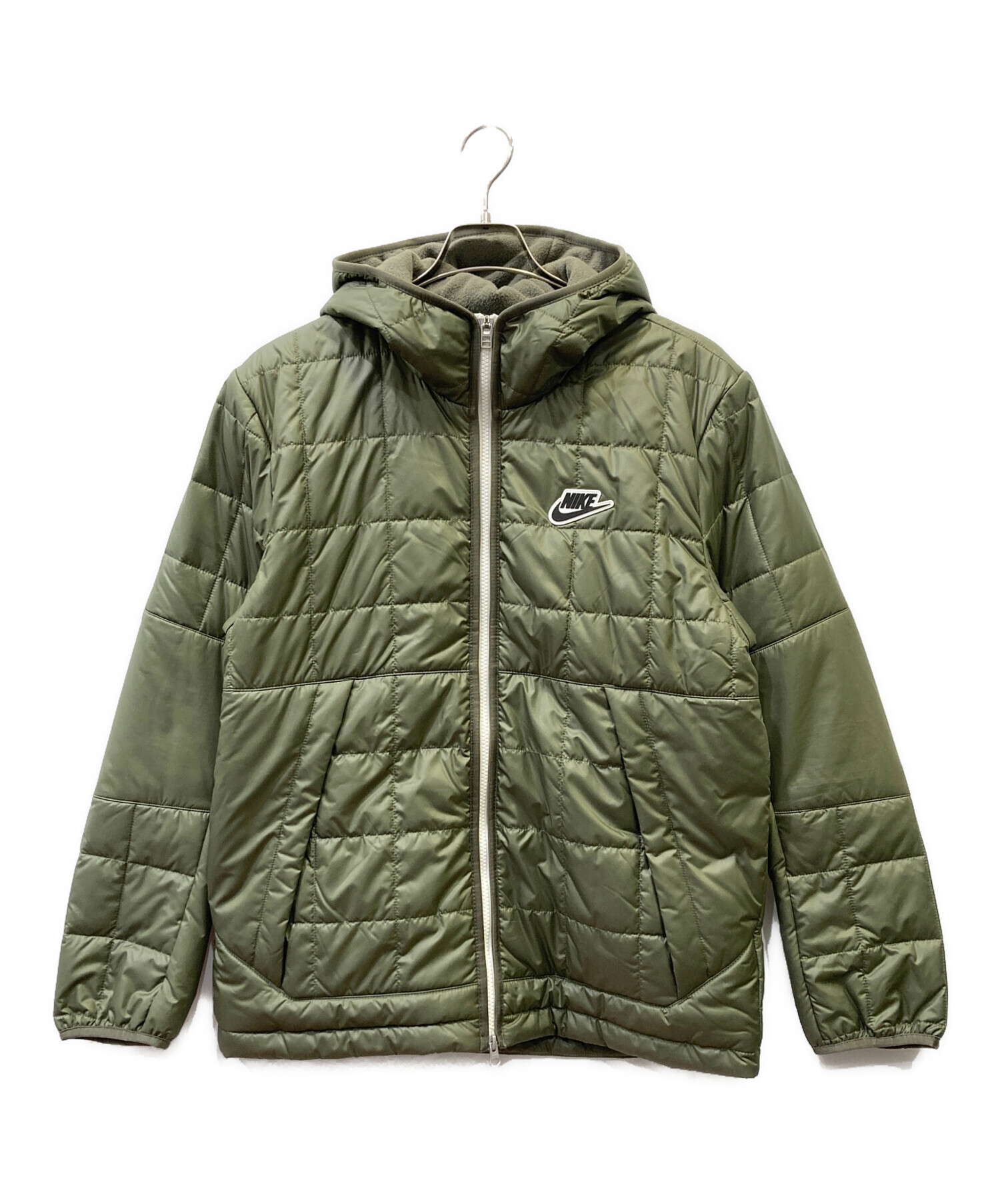 中古・古着通販】NIKE (ナイキ) 中綿ジャケット グリーン サイズ:M 