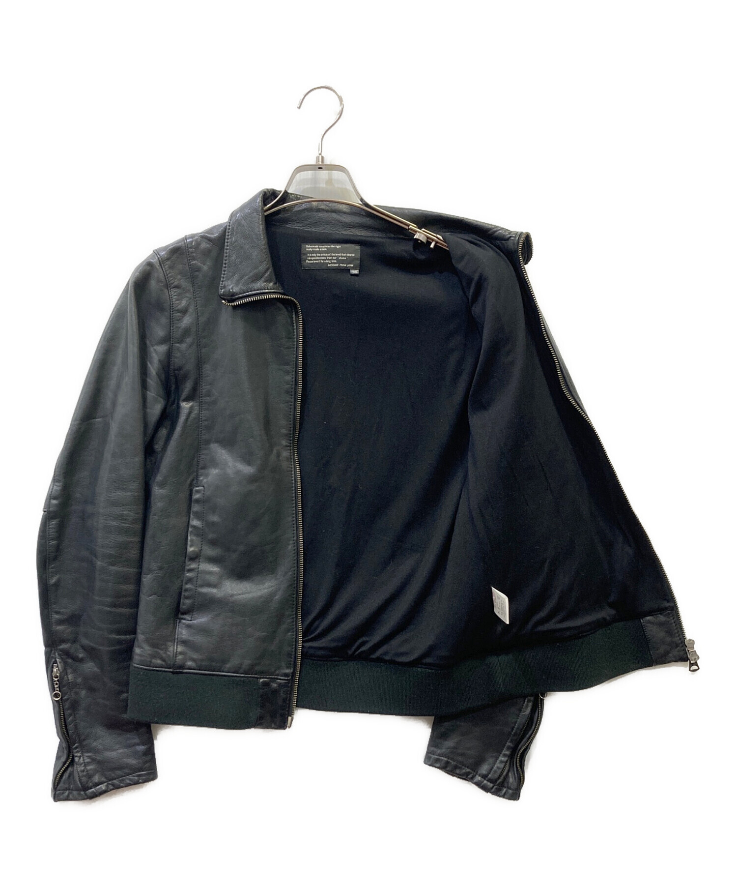 中古・古着通販】Shama (シャマ) シングルライダースジャケット