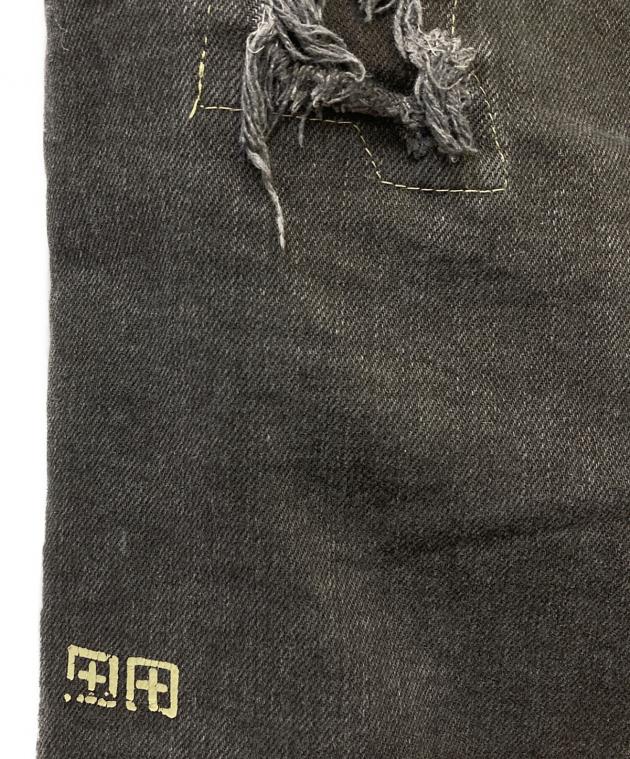 中古・古着通販】Ksubi (スビ) ダメージ加工デニムパンツ グレー