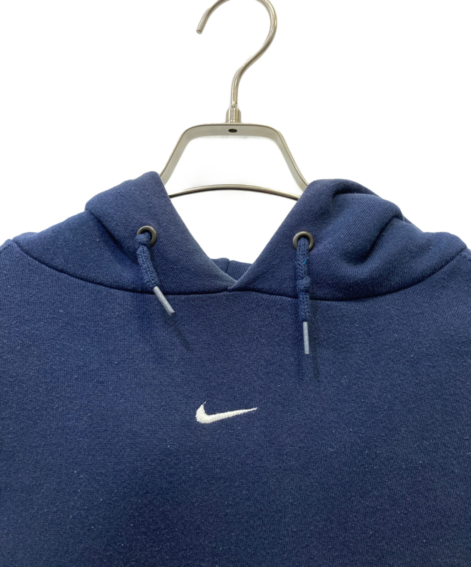 中古・古着通販】NIKE (ナイキ) プルオーバーパーカー ネイビー サイズ