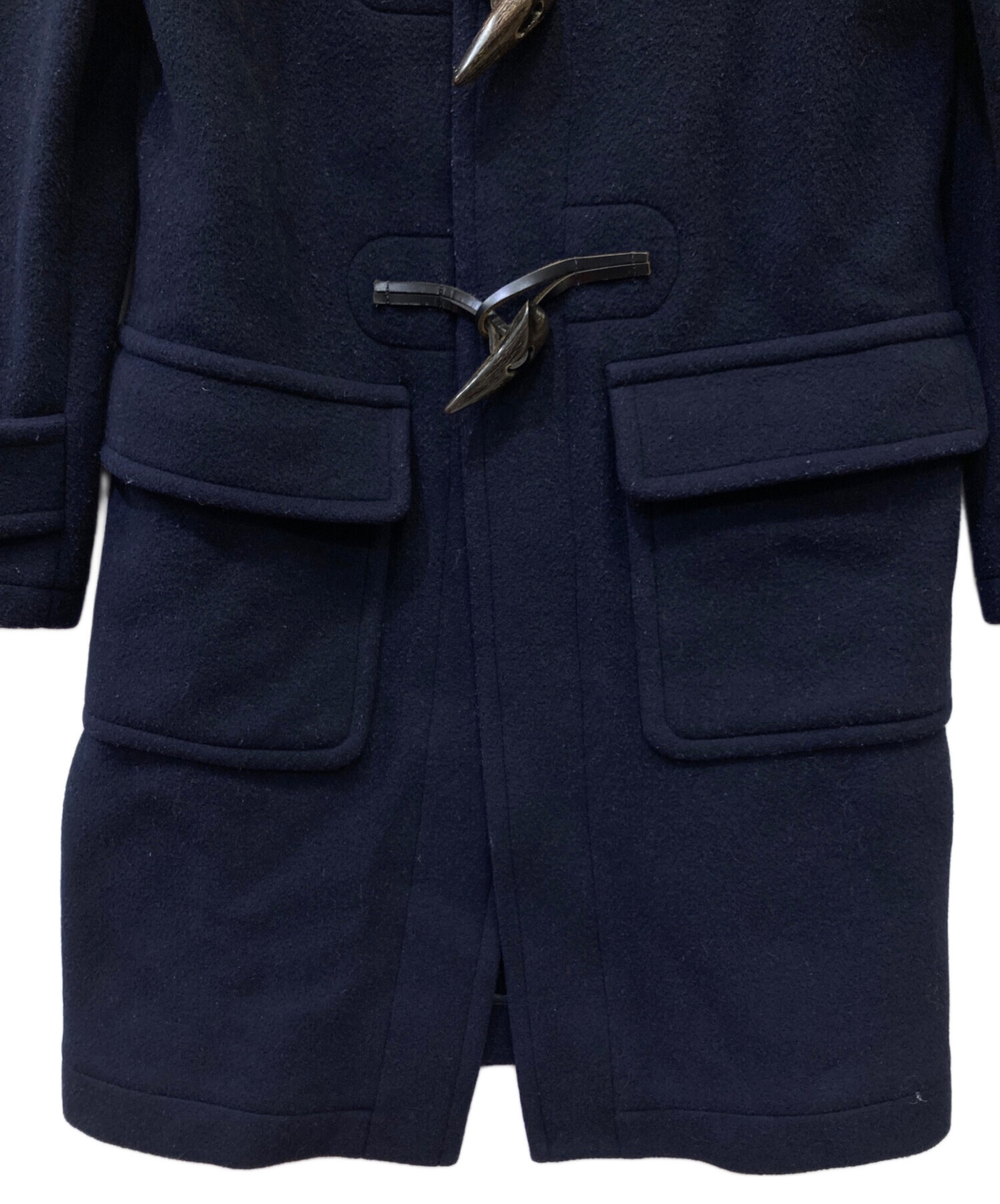 中古・古着通販】HYKE (ハイク) ダッフルコート ブラック サイズ:2