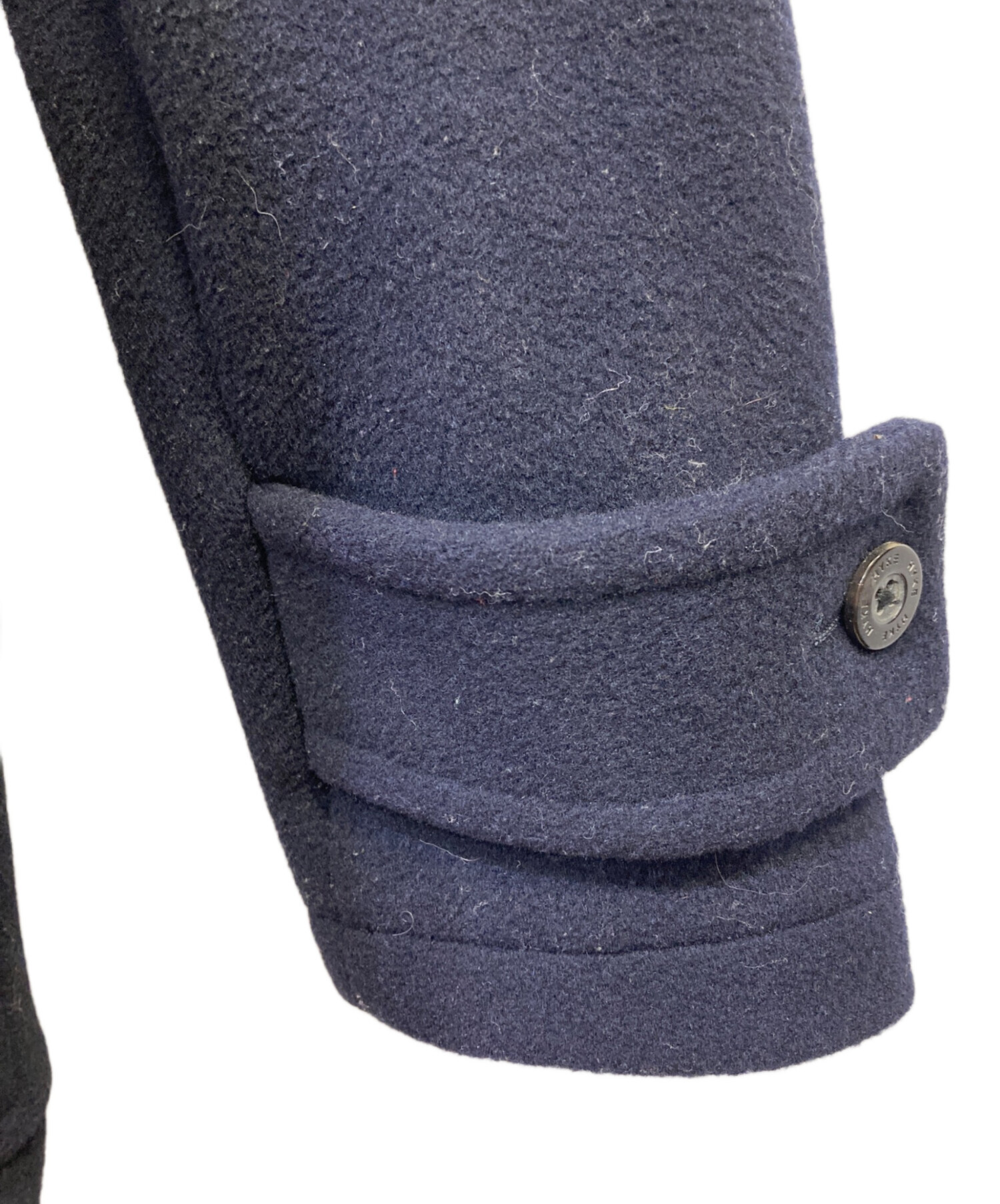 中古・古着通販】HYKE (ハイク) ダッフルコート ブラック サイズ:2