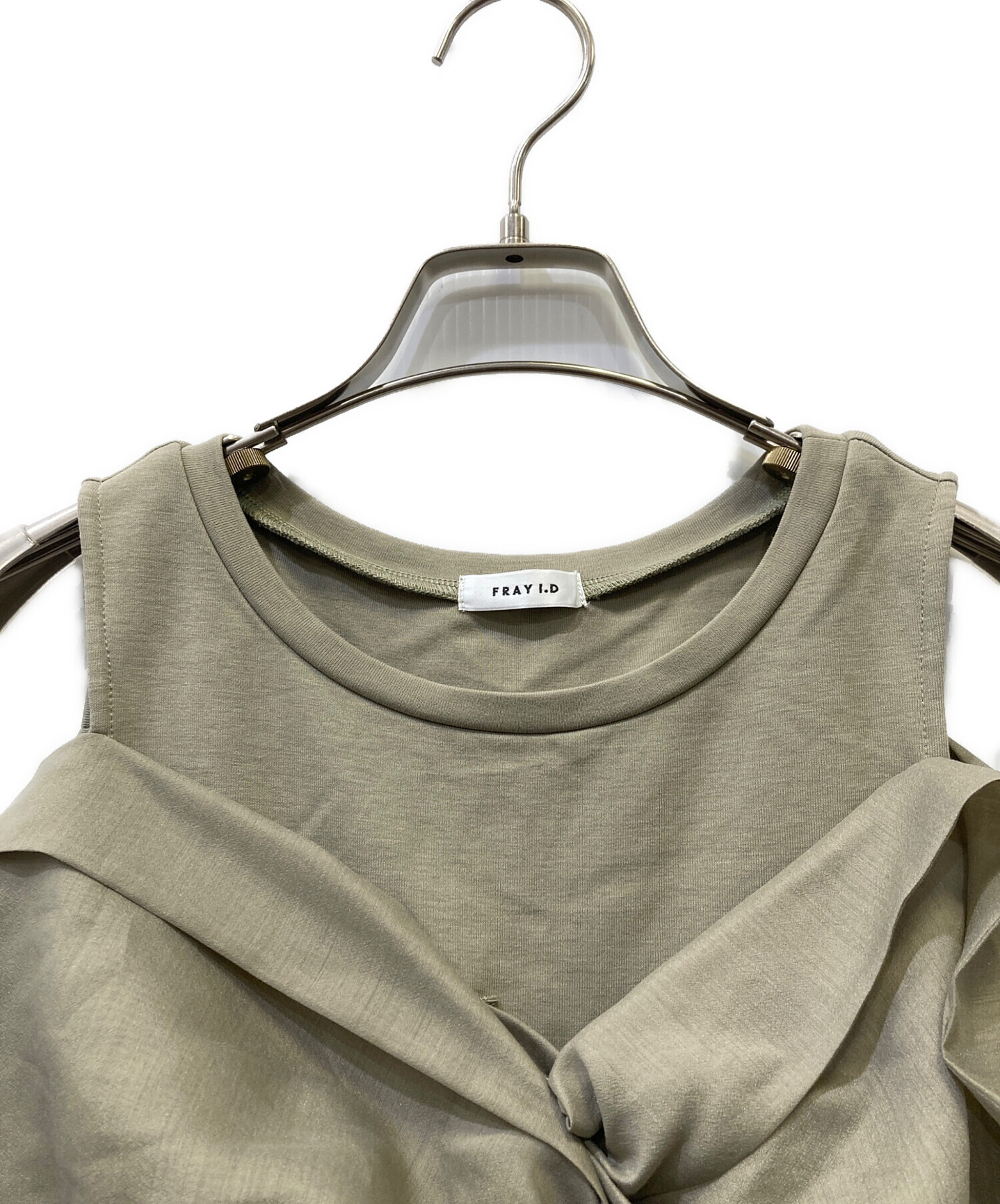 中古・古着通販】FRAY ID (フレイ アイディー) カットコンビペプラム