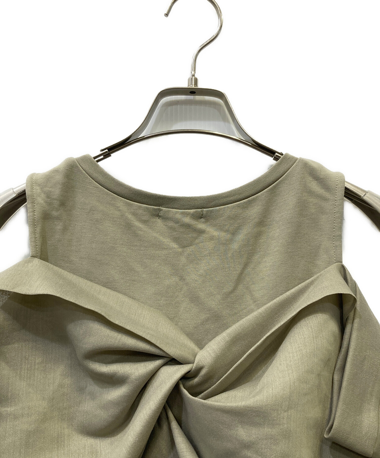 中古・古着通販】FRAY ID (フレイ アイディー) カットコンビペプラム