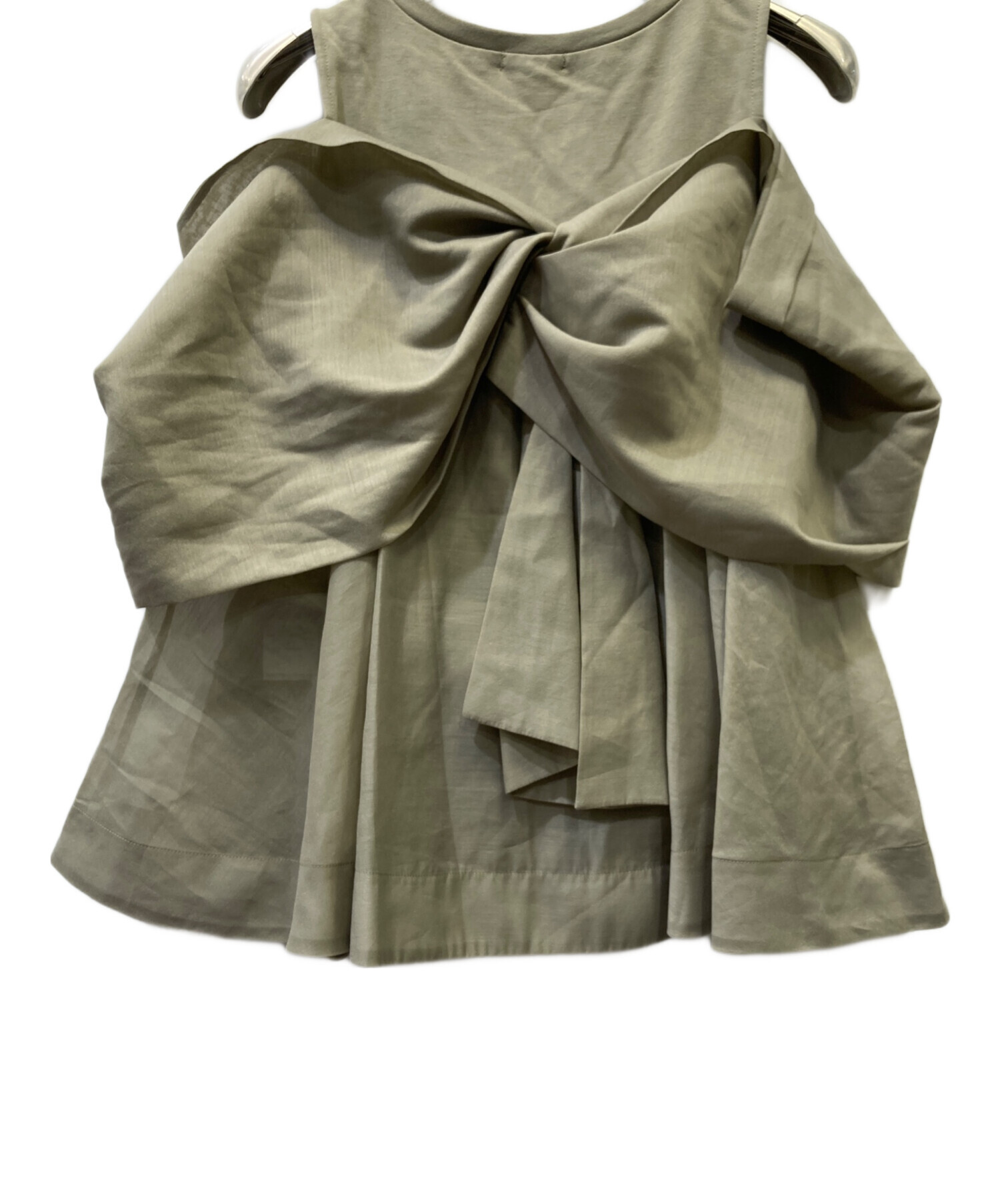 中古・古着通販】FRAY ID (フレイ アイディー) カットコンビペプラム