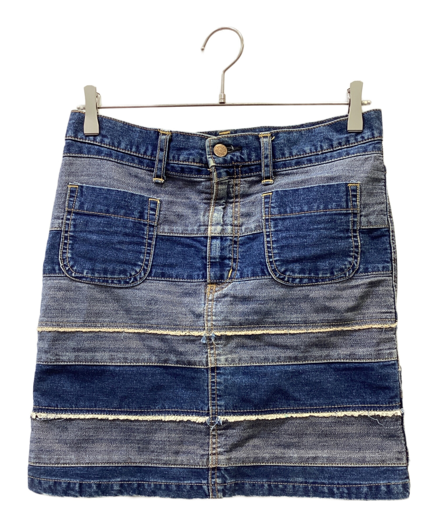 HYSTERIC ネイビー レア総ロゴスカートSヒステリックグラマー HYSTERIC ネイビー レア総ロゴスカートSヒステリックグラマー