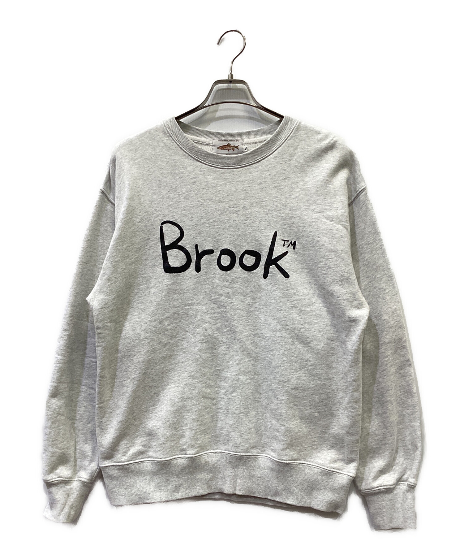 Brook スウェット　トレーナー　グレー　L 中古・古着通販】BROOK (ブルック) クルーネックスウェット グレー