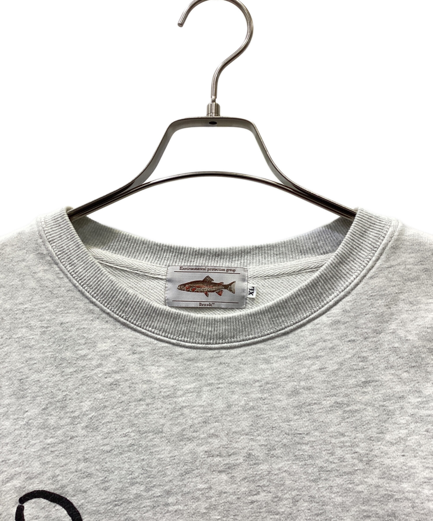 中古・古着通販】BROOK (ブルック) クルーネックスウェット グレー