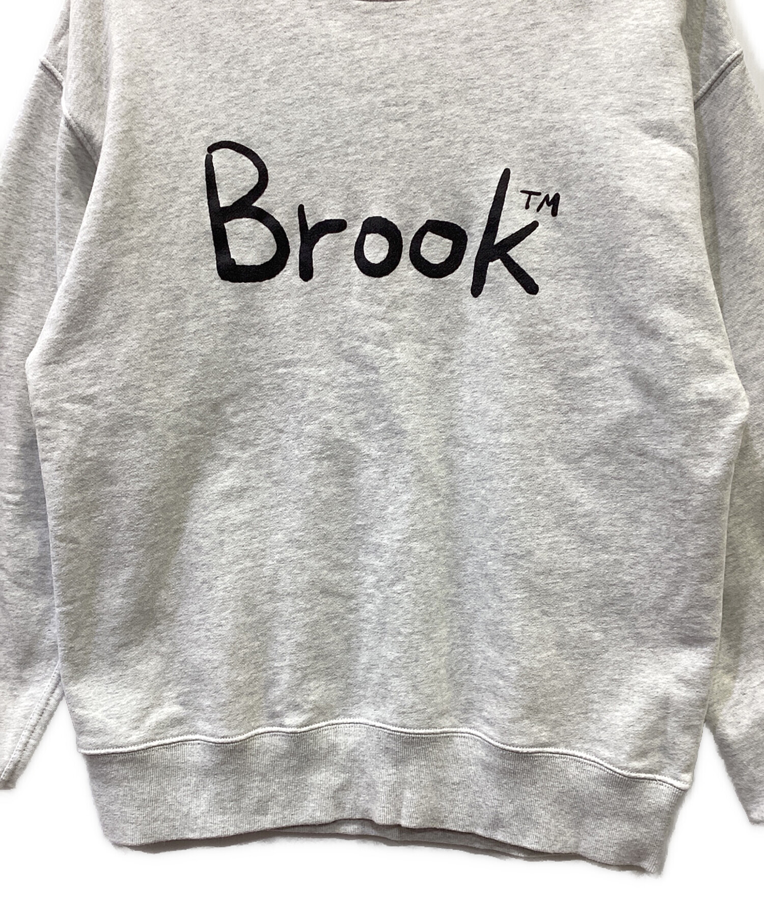 中古・古着通販】BROOK (ブルック) クルーネックスウェット グレー