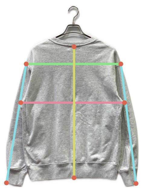 中古・古着通販】BROOK (ブルック) クルーネックスウェット グレー