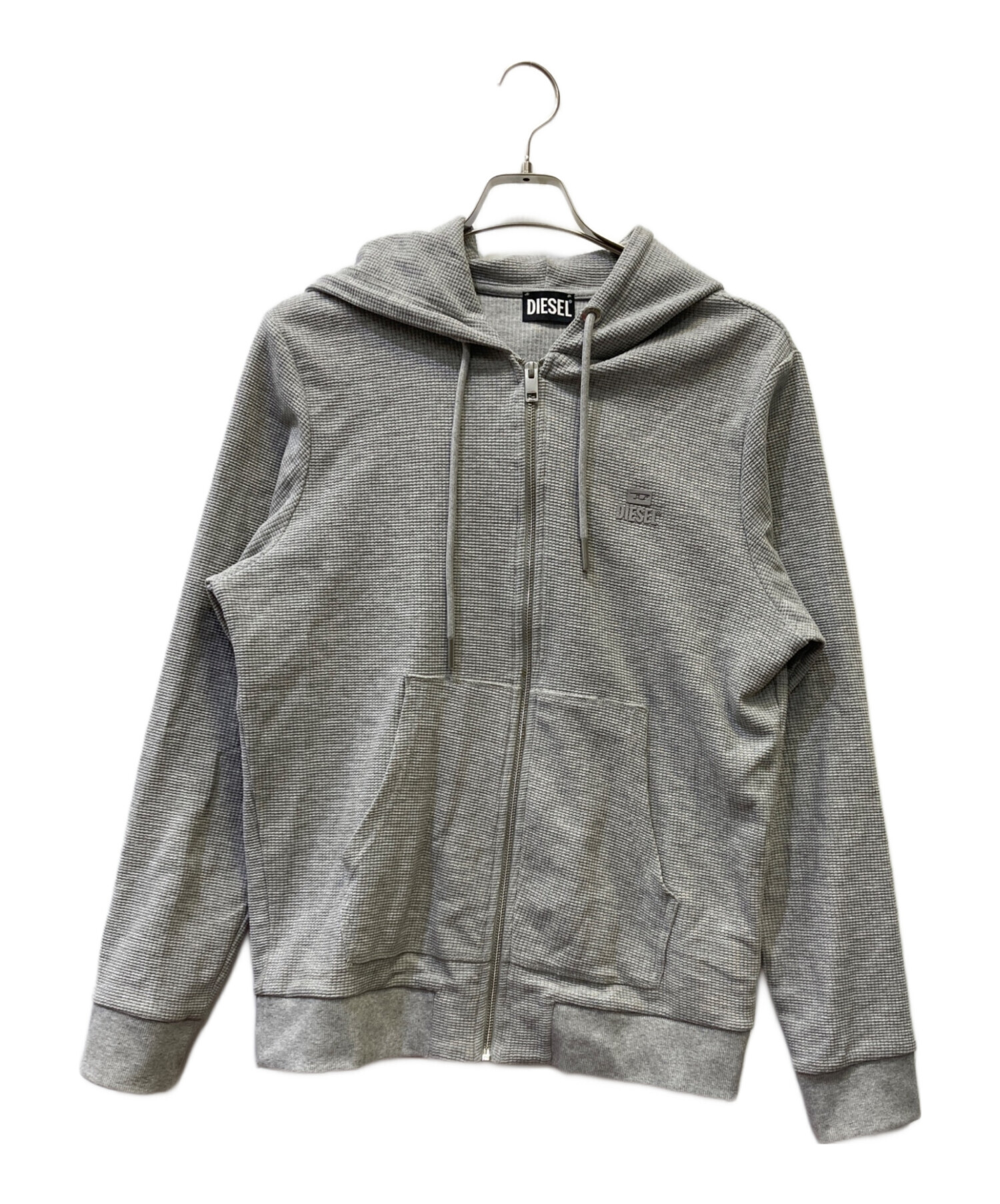中古・古着通販】DIESEL (ディーゼル) ジップパーカー グレー サイズ