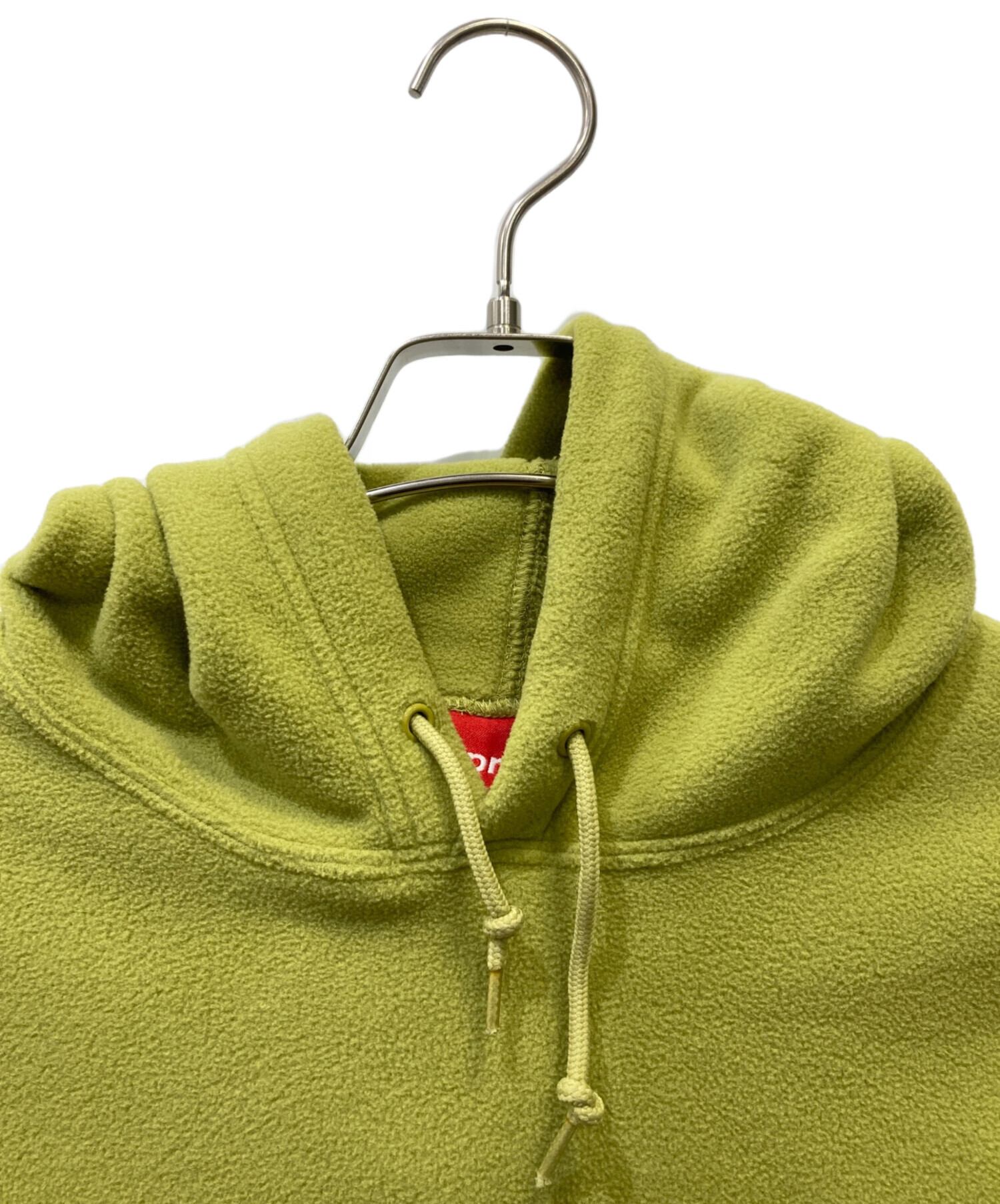 中古・古着通販】SUPREME (シュプリーム) フリースパーカー 黄緑