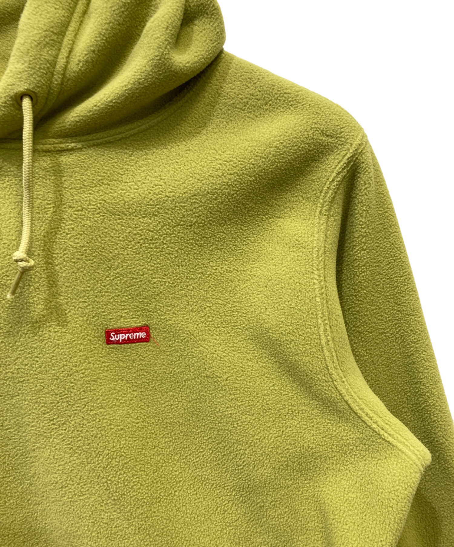 中古・古着通販】SUPREME (シュプリーム) フリースパーカー 黄緑